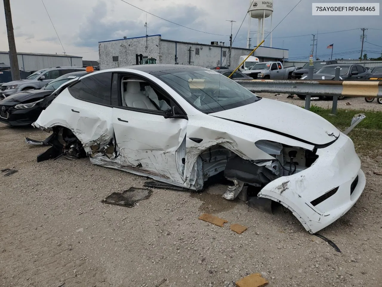 2024 Tesla Model Y VIN: 7SAYGDEF1RF048465 Lot: 64762044