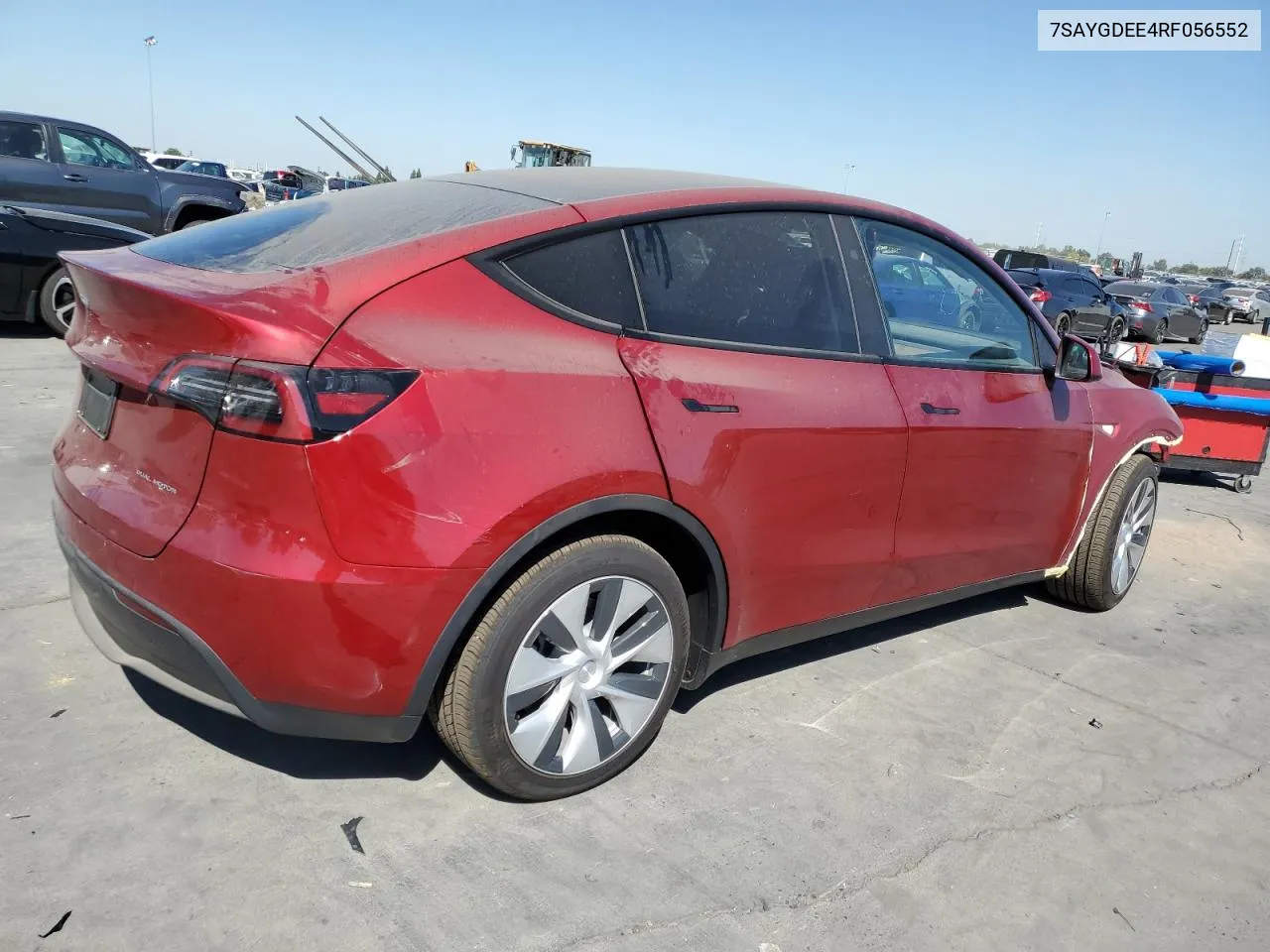 2024 Tesla Model Y VIN: 7SAYGDEE4RF056552 Lot: 67650104