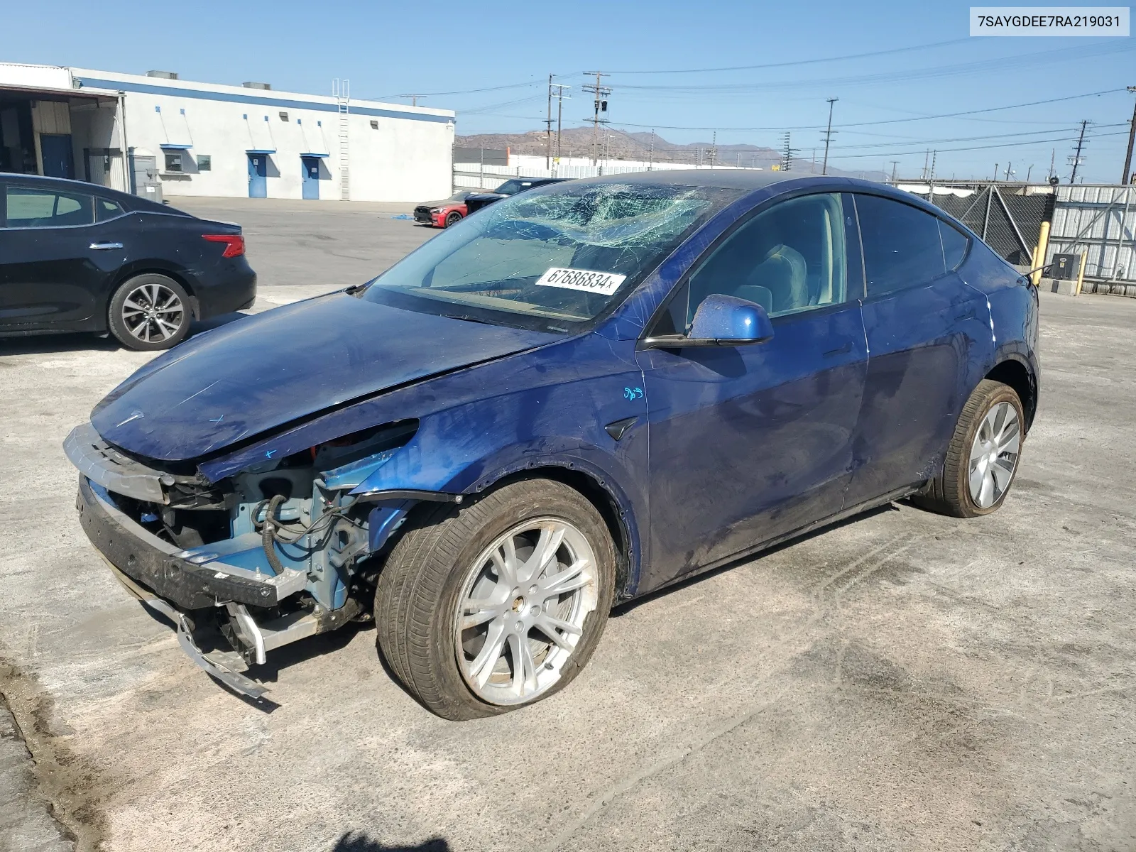 7SAYGDEE7RA219031 2024 Tesla Model Y