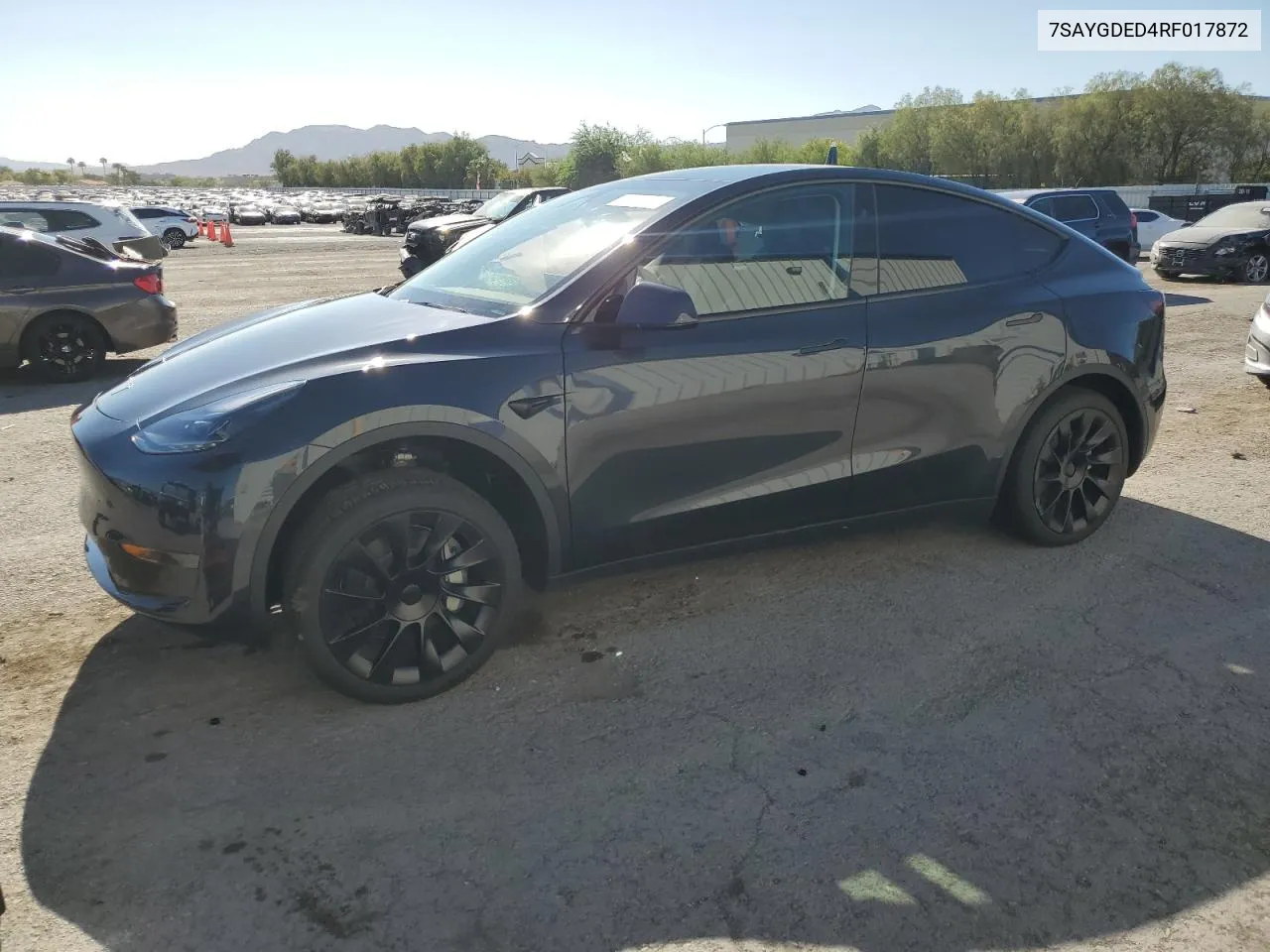 2024 Tesla Model Y VIN: 7SAYGDED4RF017872 Lot: 68100334