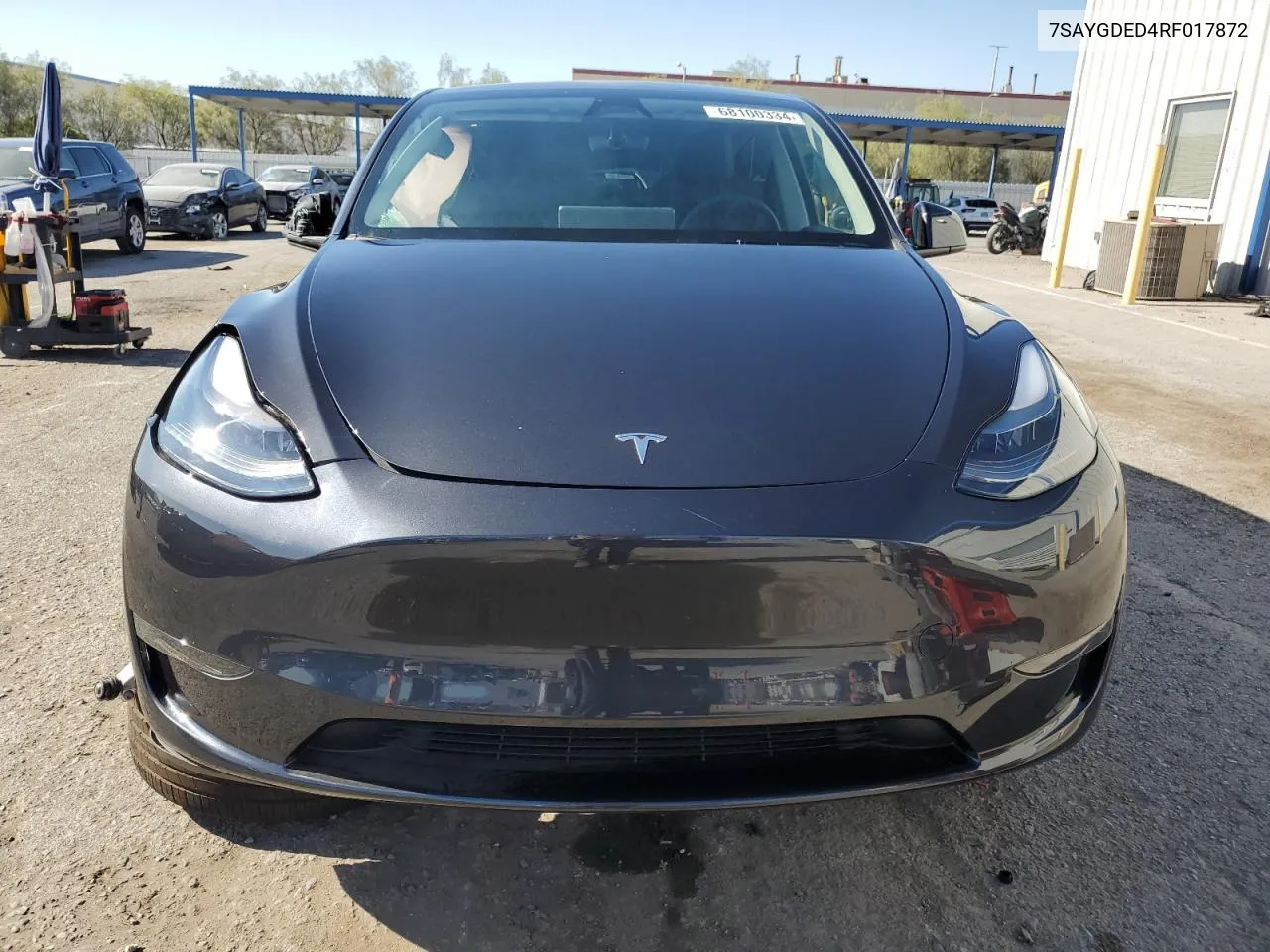 2024 Tesla Model Y VIN: 7SAYGDED4RF017872 Lot: 68100334