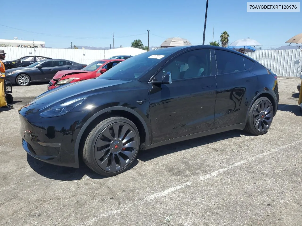 2024 Tesla Model Y VIN: 7SAYGDEFXRF128976 Lot: 68175874