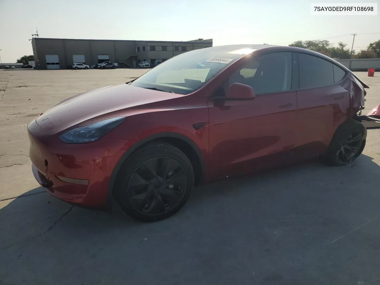 2024 Tesla Model Y VIN: 7SAYGDED9RF108698 Lot: 68566044