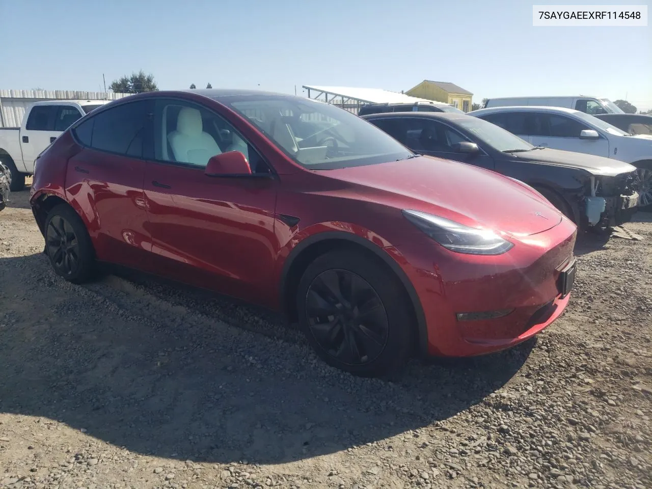 2024 Tesla Model Y VIN: 7SAYGAEEXRF114548 Lot: 68946954