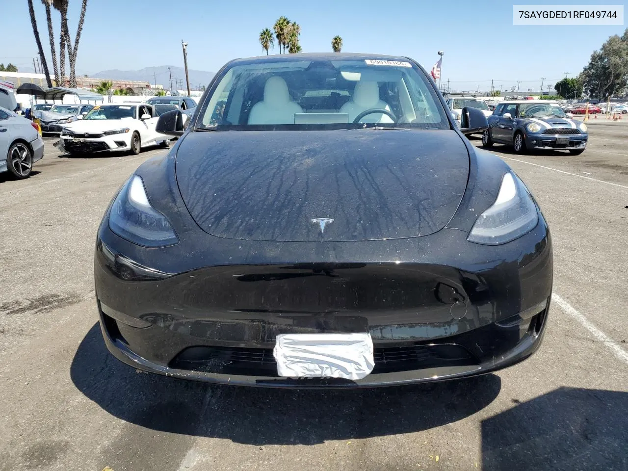 2024 Tesla Model Y VIN: 7SAYGDED1RF049744 Lot: 69010184