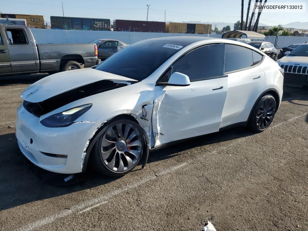 7SAYGDEF6RF133012 2024 Tesla Model Y