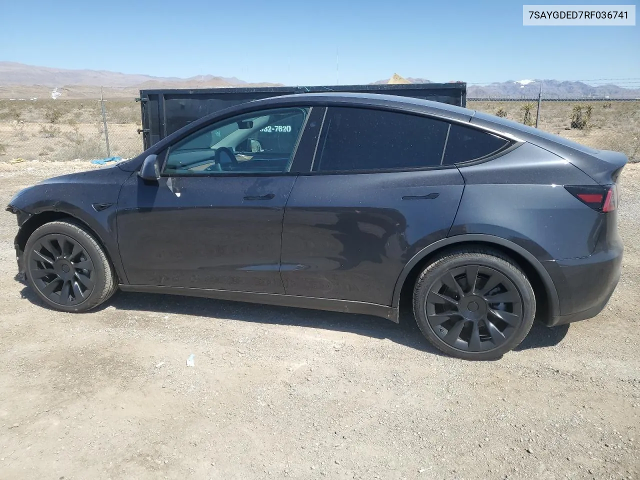 2024 Tesla Model Y VIN: 7SAYGDED7RF036741 Lot: 69221634