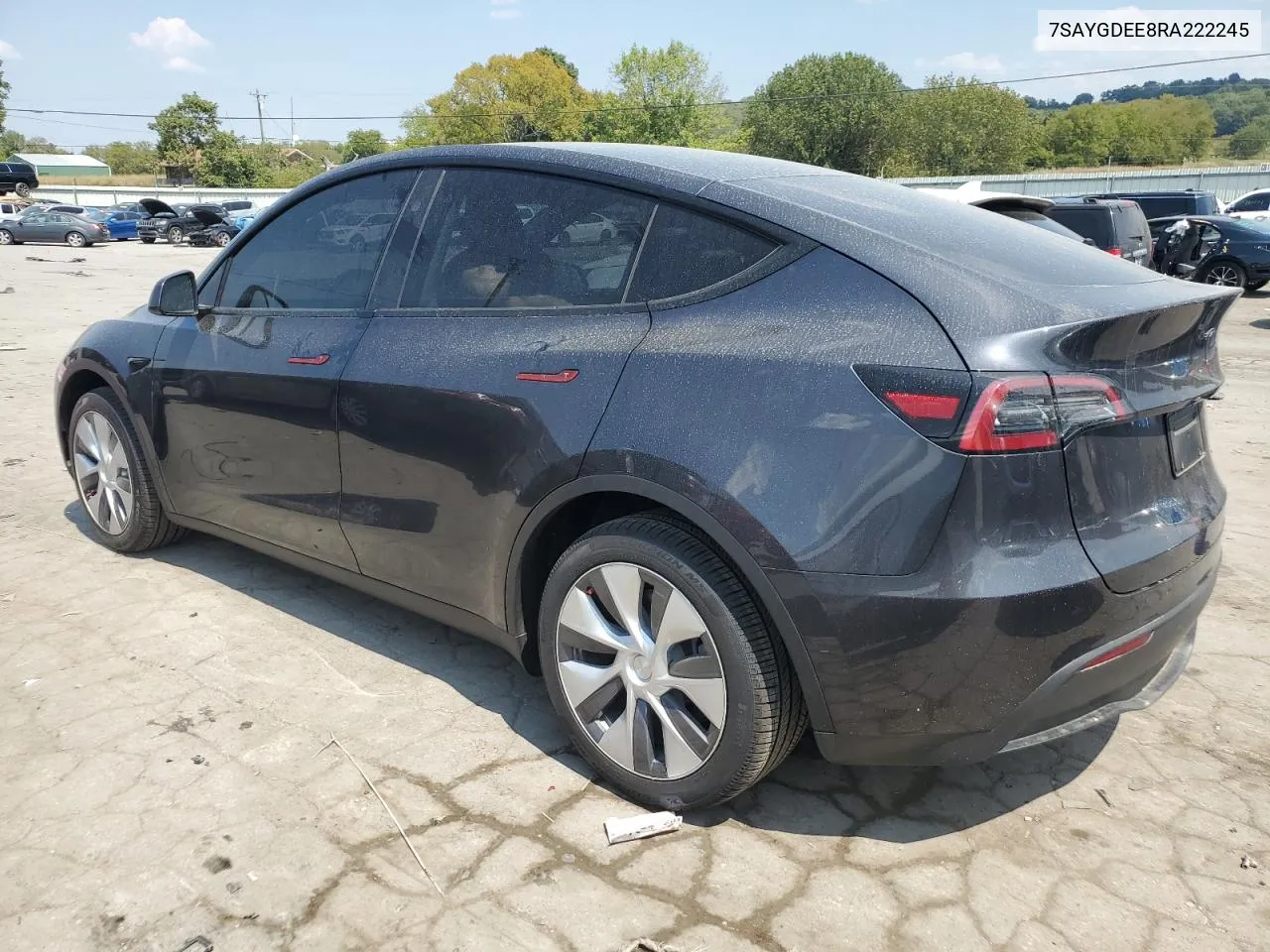 2024 Tesla Model Y VIN: 7SAYGDEE8RA222245 Lot: 69472494