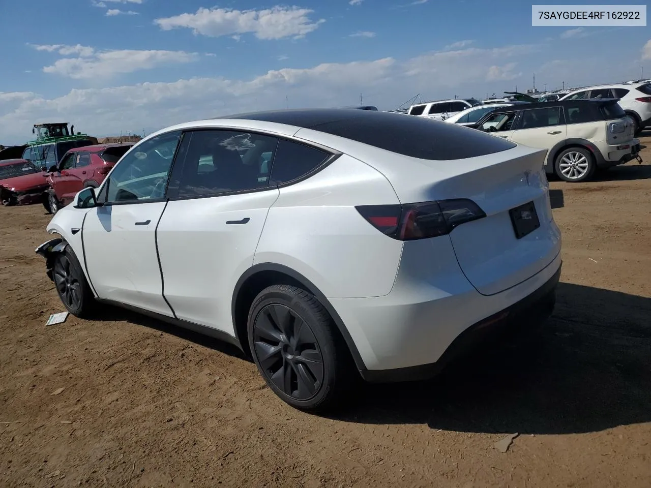 2024 Tesla Model Y VIN: 7SAYGDEE4RF162922 Lot: 69626594