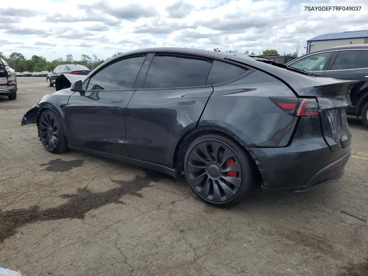 7SAYGDEF7RF049037 2024 Tesla Model Y