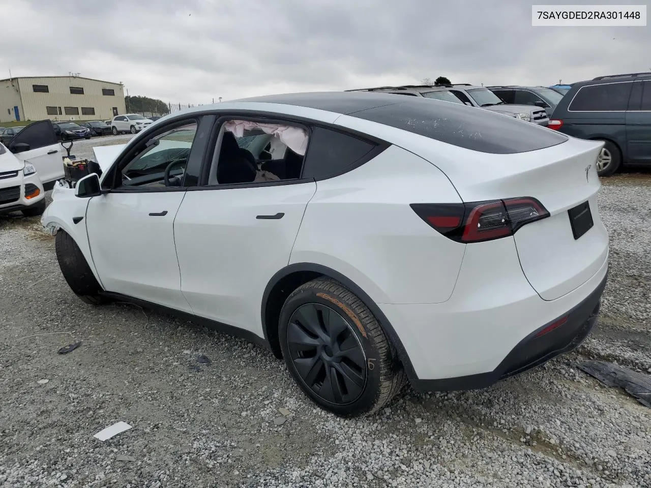 2024 Tesla Model Y VIN: 7SAYGDED2RA301448 Lot: 71685144