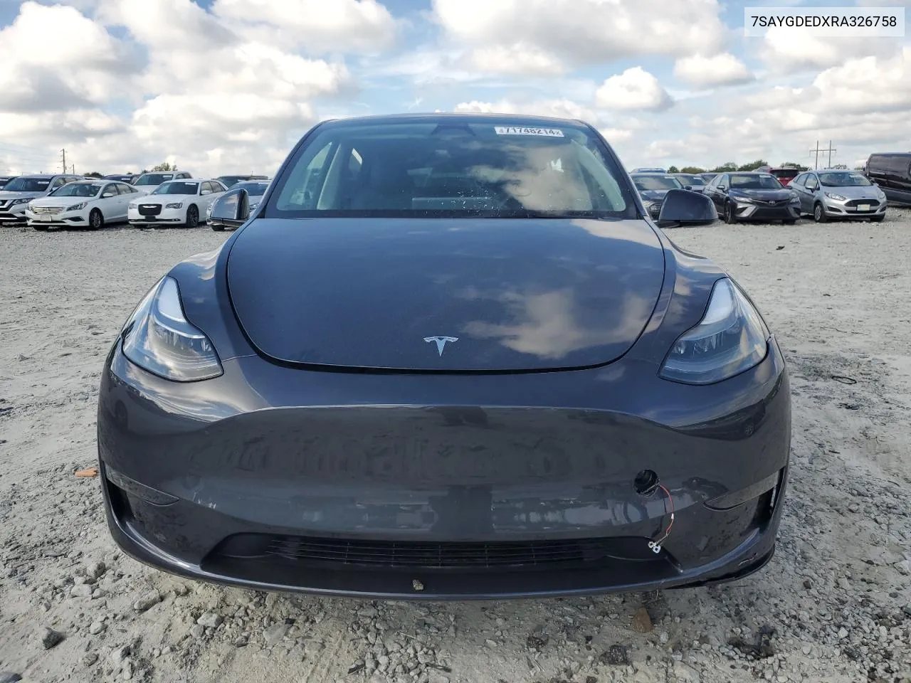 2024 Tesla Model Y VIN: 7SAYGDEDXRA326758 Lot: 71748214