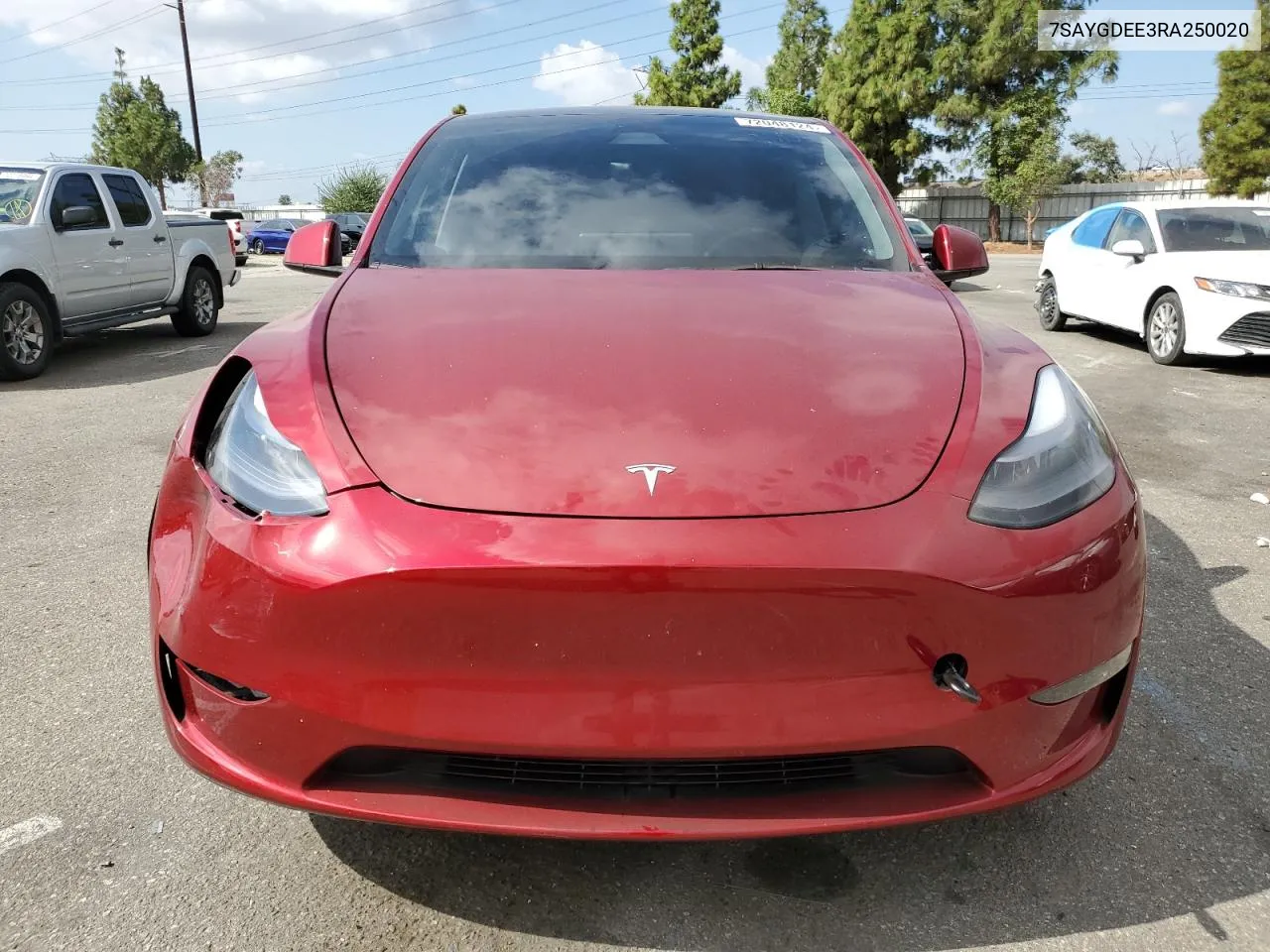 7SAYGDEE3RA250020 2024 Tesla Model Y