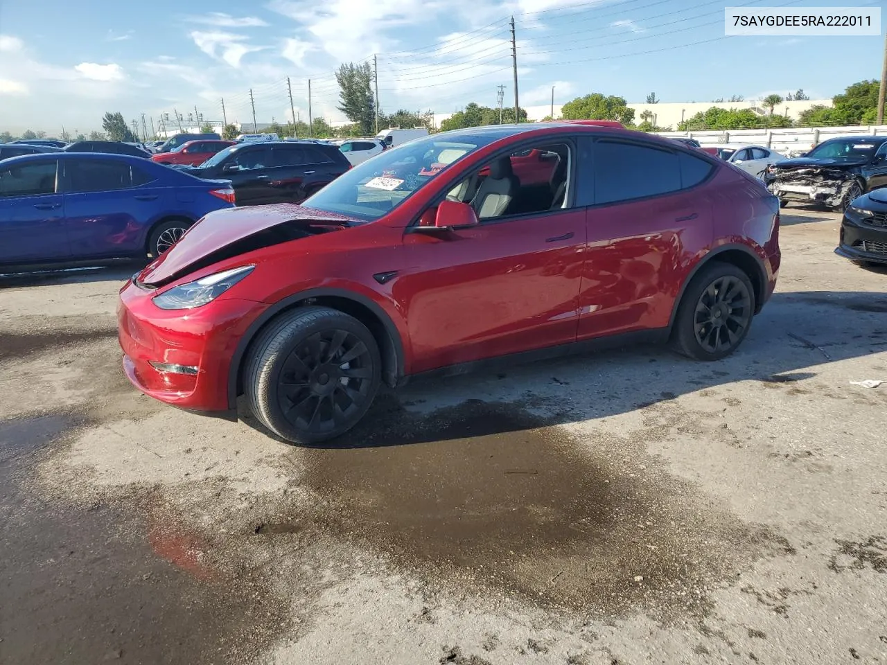 7SAYGDEE5RA222011 2024 Tesla Model Y