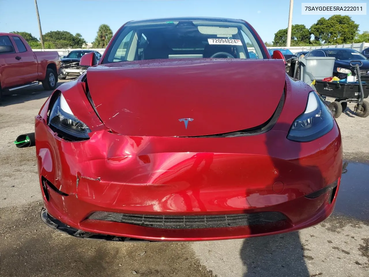 7SAYGDEE5RA222011 2024 Tesla Model Y