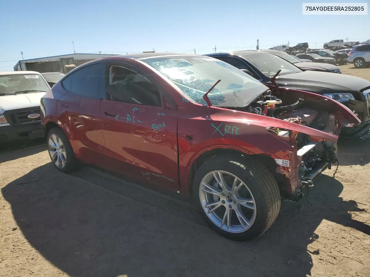 7SAYGDEE5RA252805 2024 Tesla Model Y