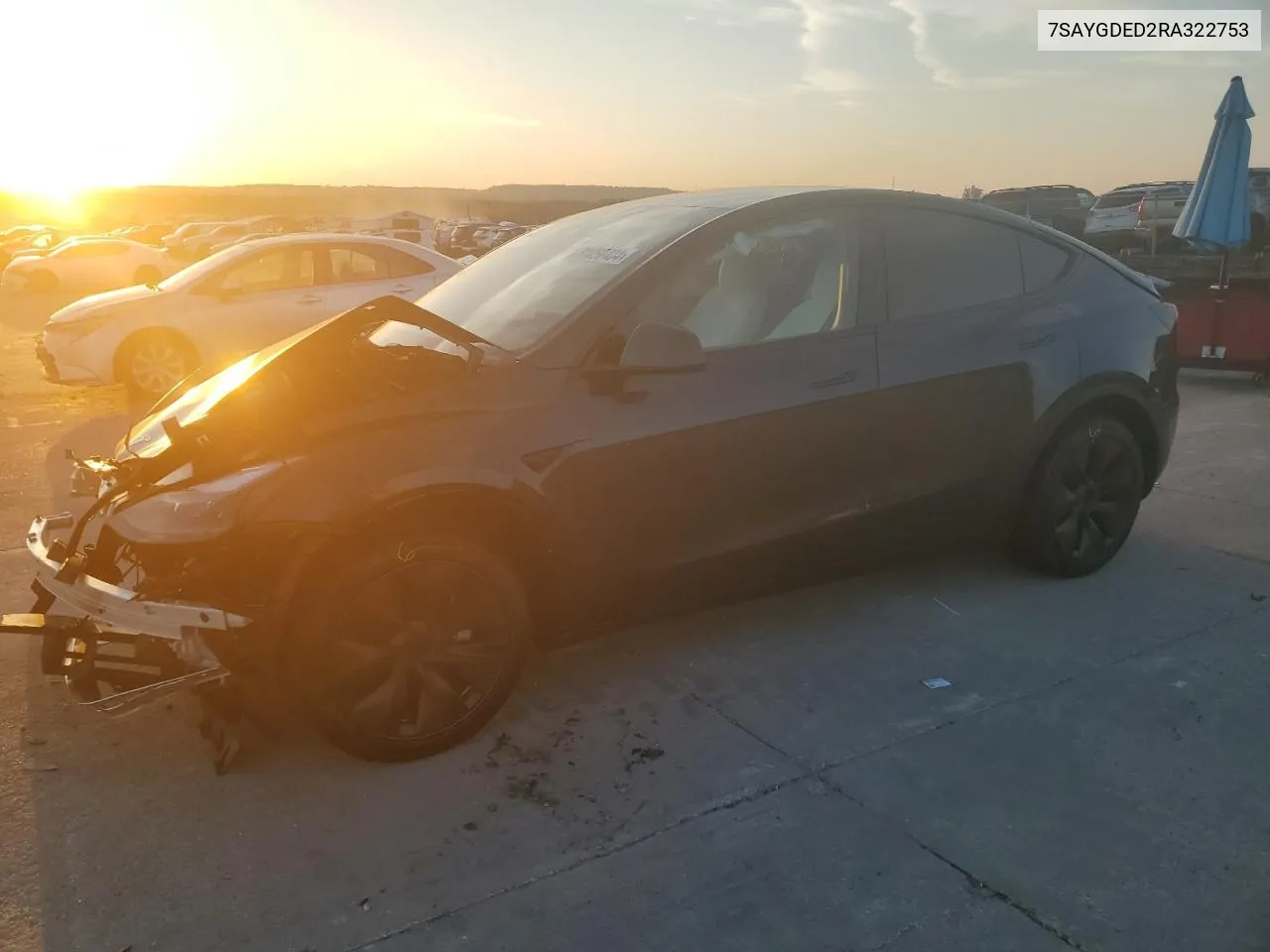 7SAYGDED2RA322753 2024 Tesla Model Y