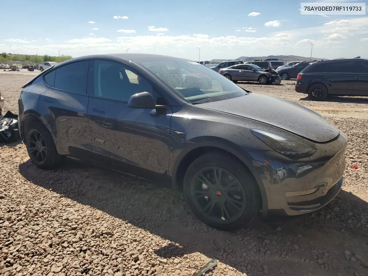 7SAYGDED7RF119733 2024 Tesla Model Y