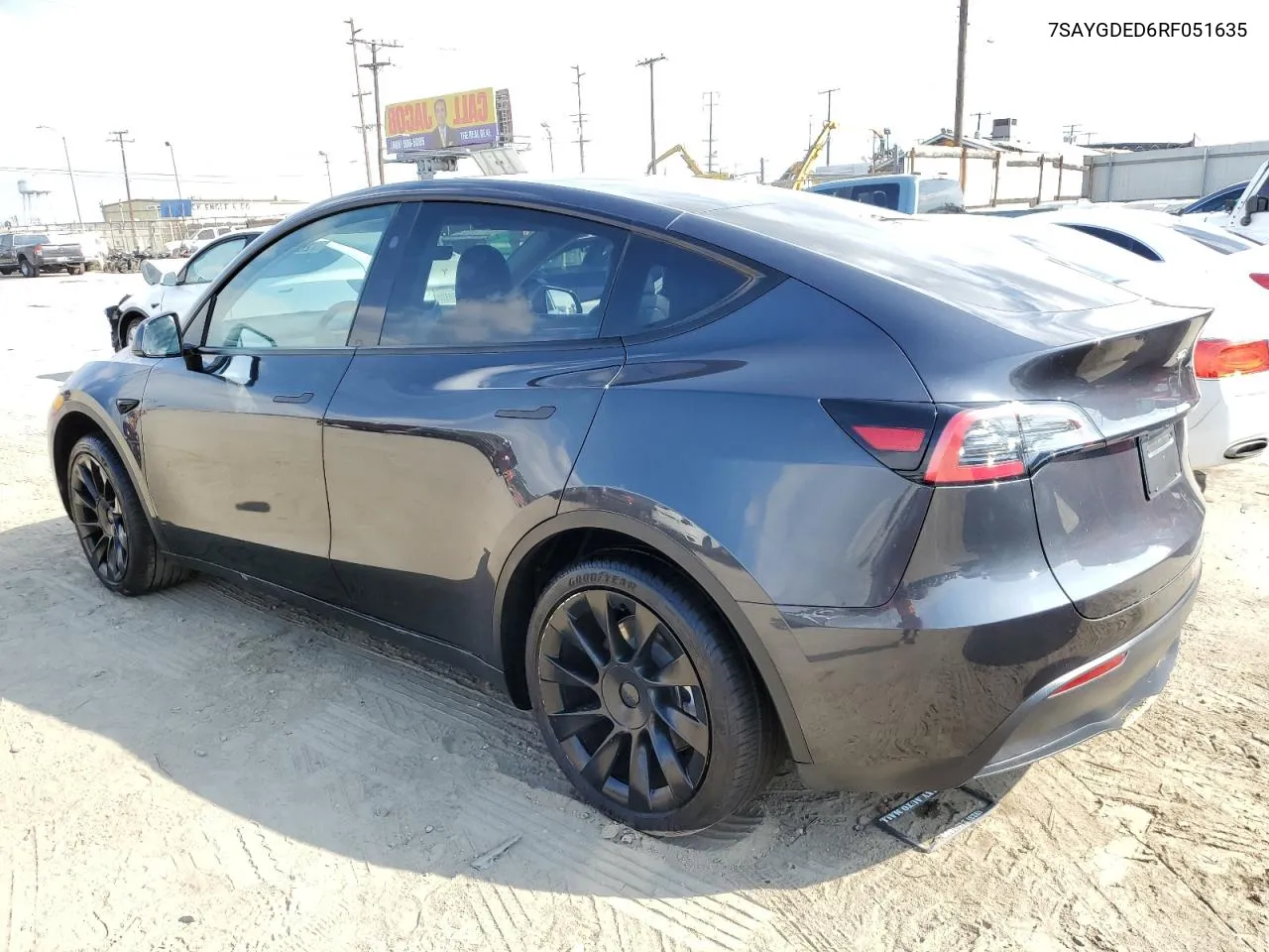 2024 Tesla Model Y VIN: 7SAYGDED6RF051635 Lot: 72633604