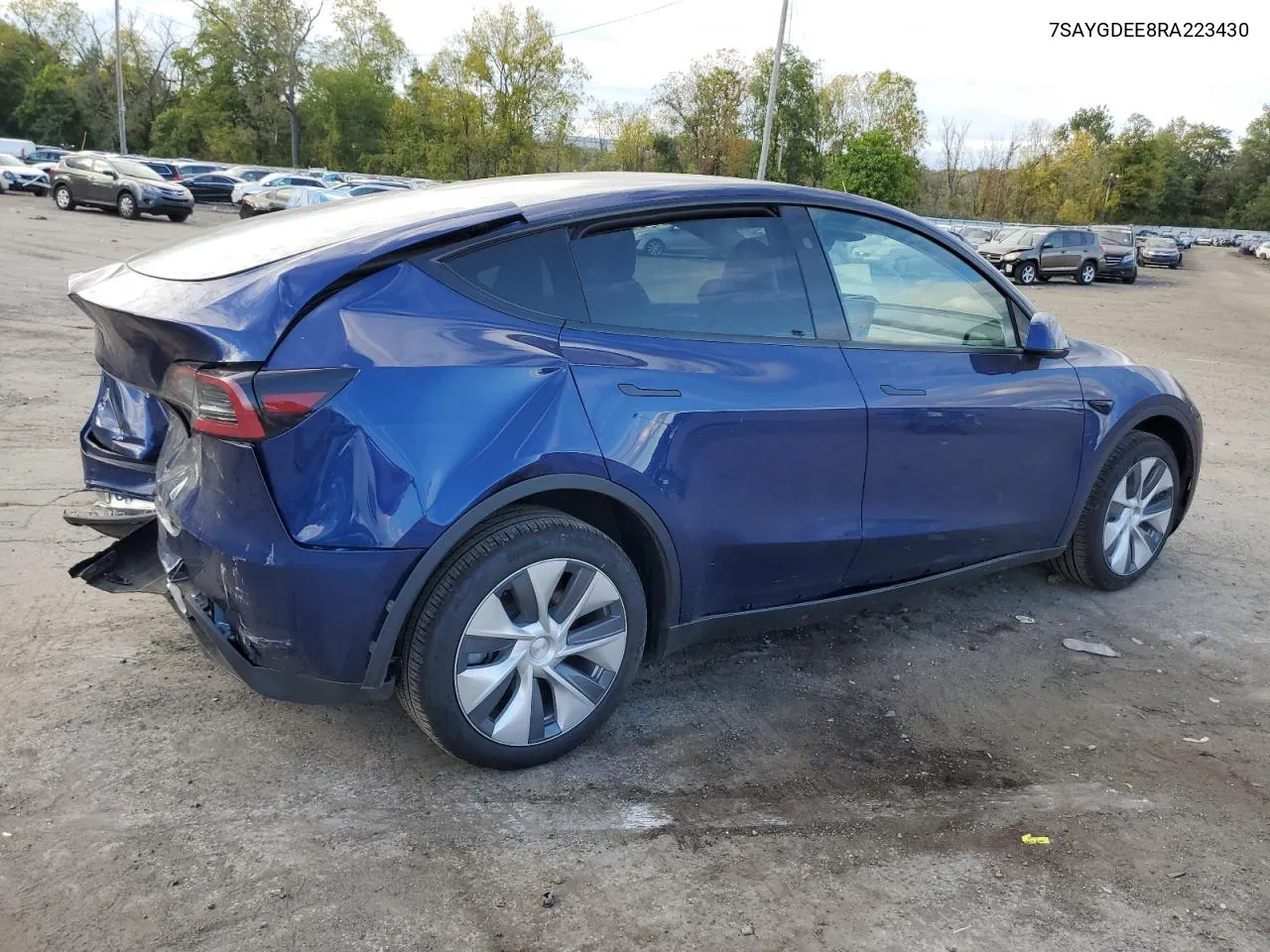 2024 Tesla Model Y VIN: 7SAYGDEE8RA223430 Lot: 72717724