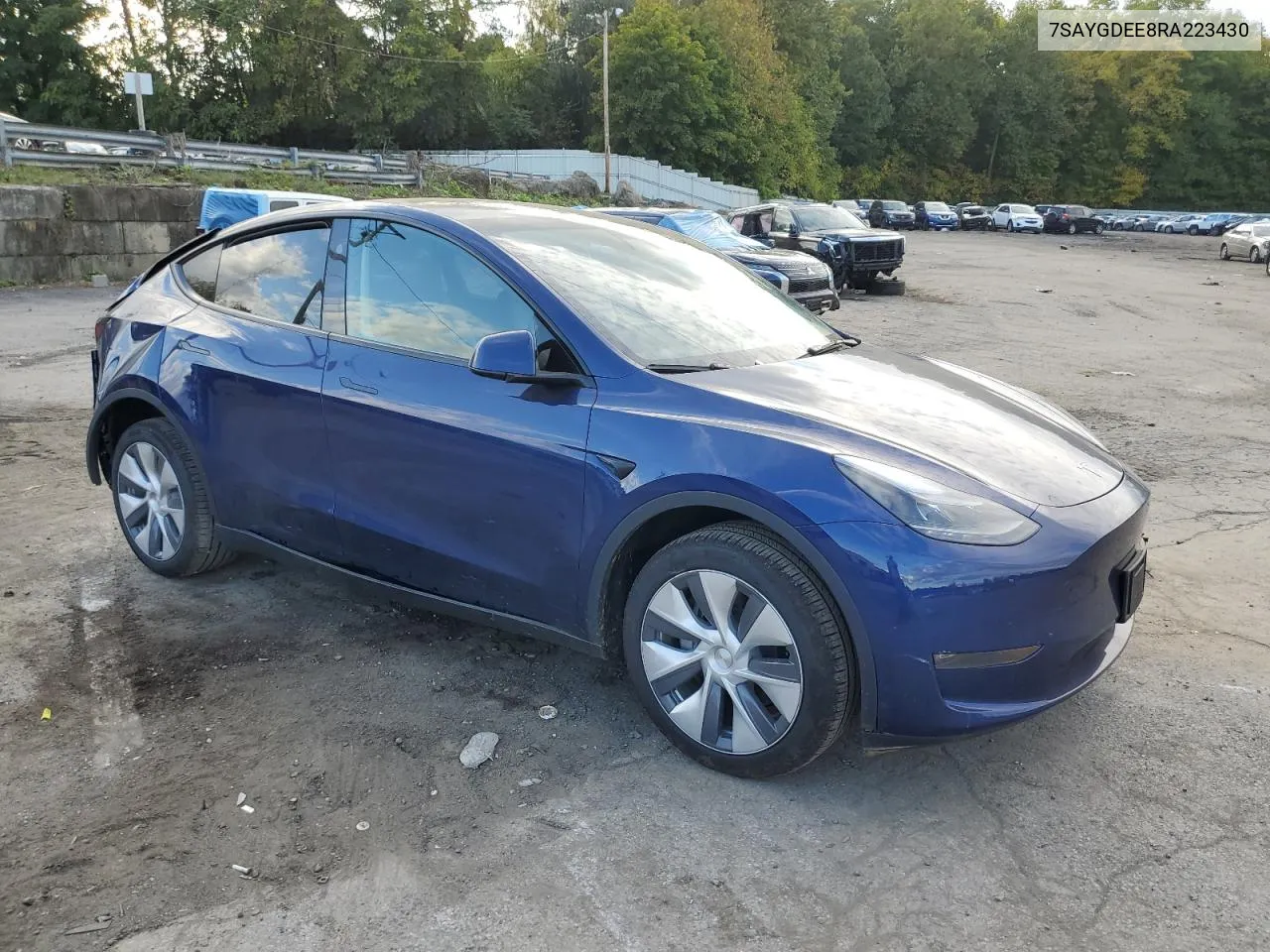 2024 Tesla Model Y VIN: 7SAYGDEE8RA223430 Lot: 72717724