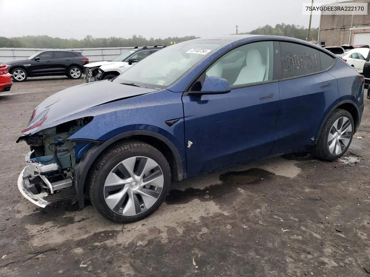 2024 Tesla Model Y VIN: 7SAYGDEE3RA222170 Lot: 72740754