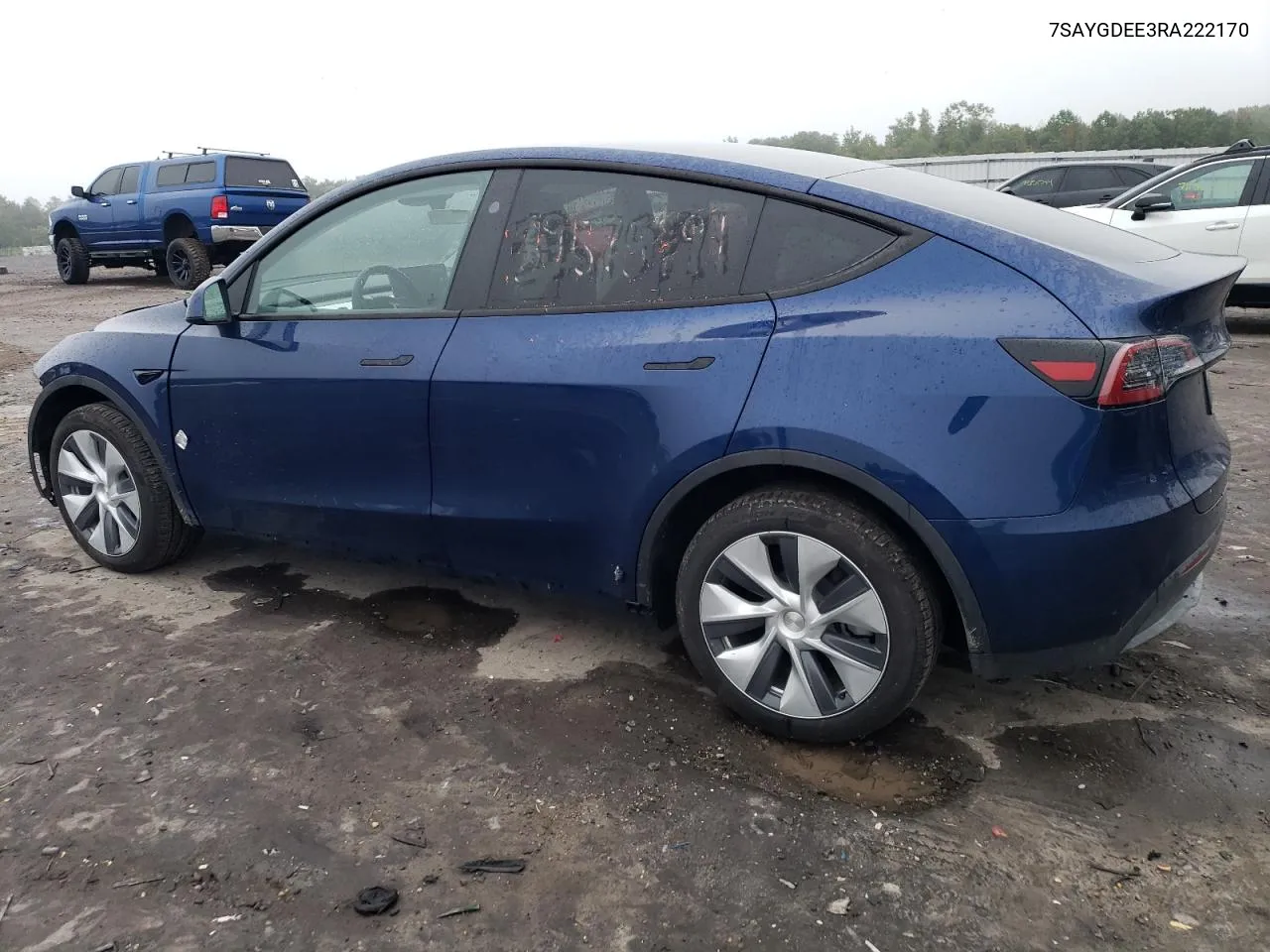 2024 Tesla Model Y VIN: 7SAYGDEE3RA222170 Lot: 72740754