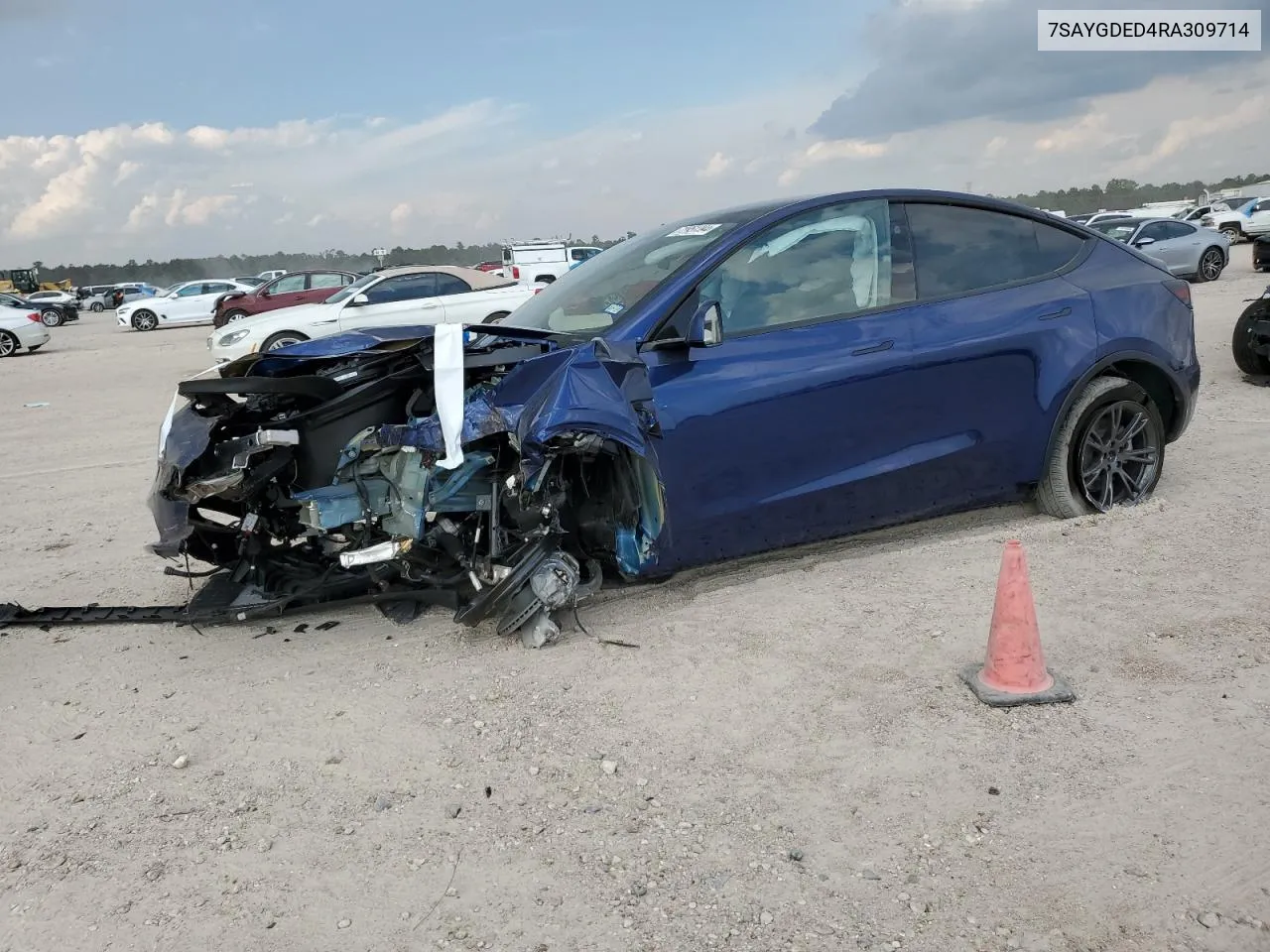 7SAYGDED4RA309714 2024 Tesla Model Y