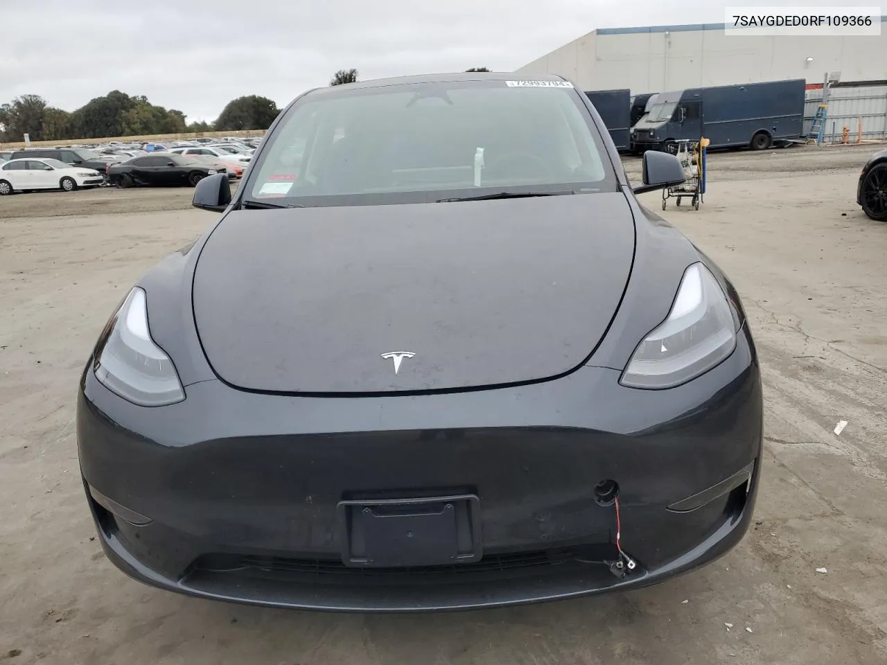 2024 Tesla Model Y VIN: 7SAYGDED0RF109366 Lot: 72993794