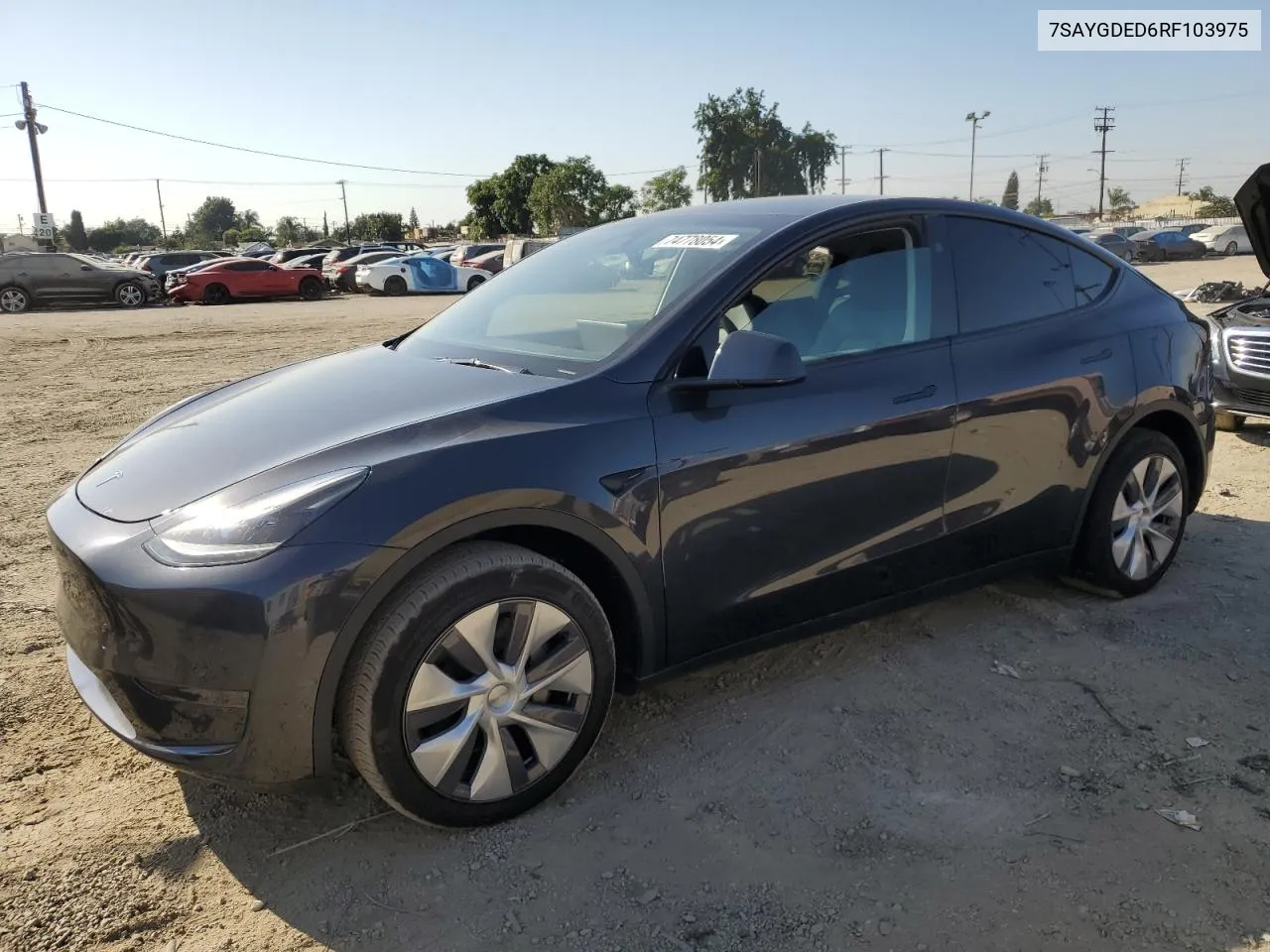 7SAYGDED6RF103975 2024 Tesla Model Y