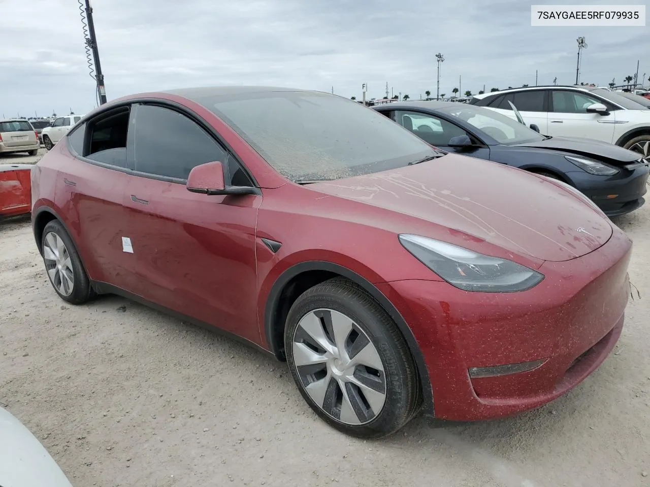 2024 Tesla Model Y VIN: 7SAYGAEE5RF079935 Lot: 75366904