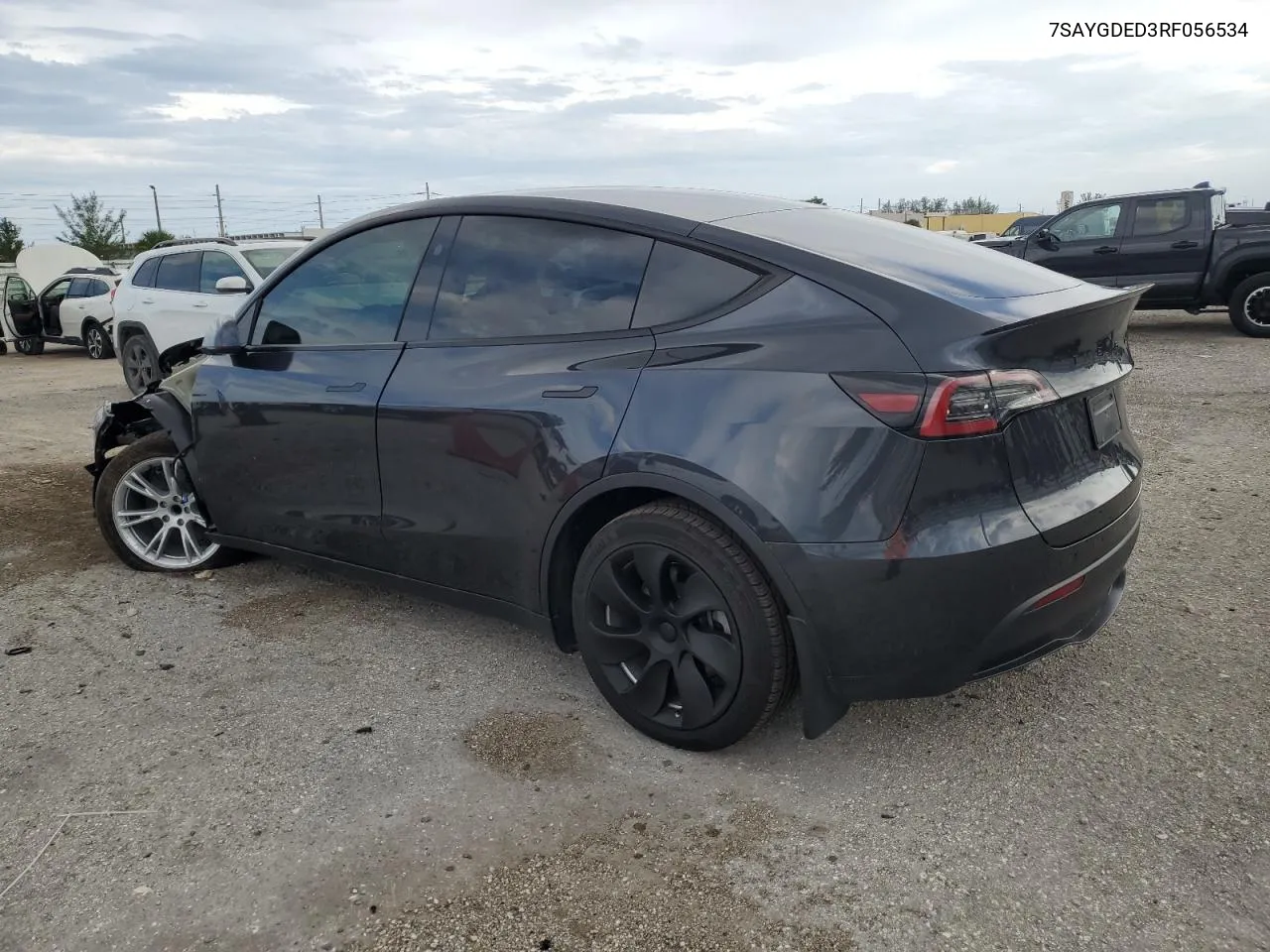 2024 Tesla Model Y VIN: 7SAYGDED3RF056534 Lot: 75654884