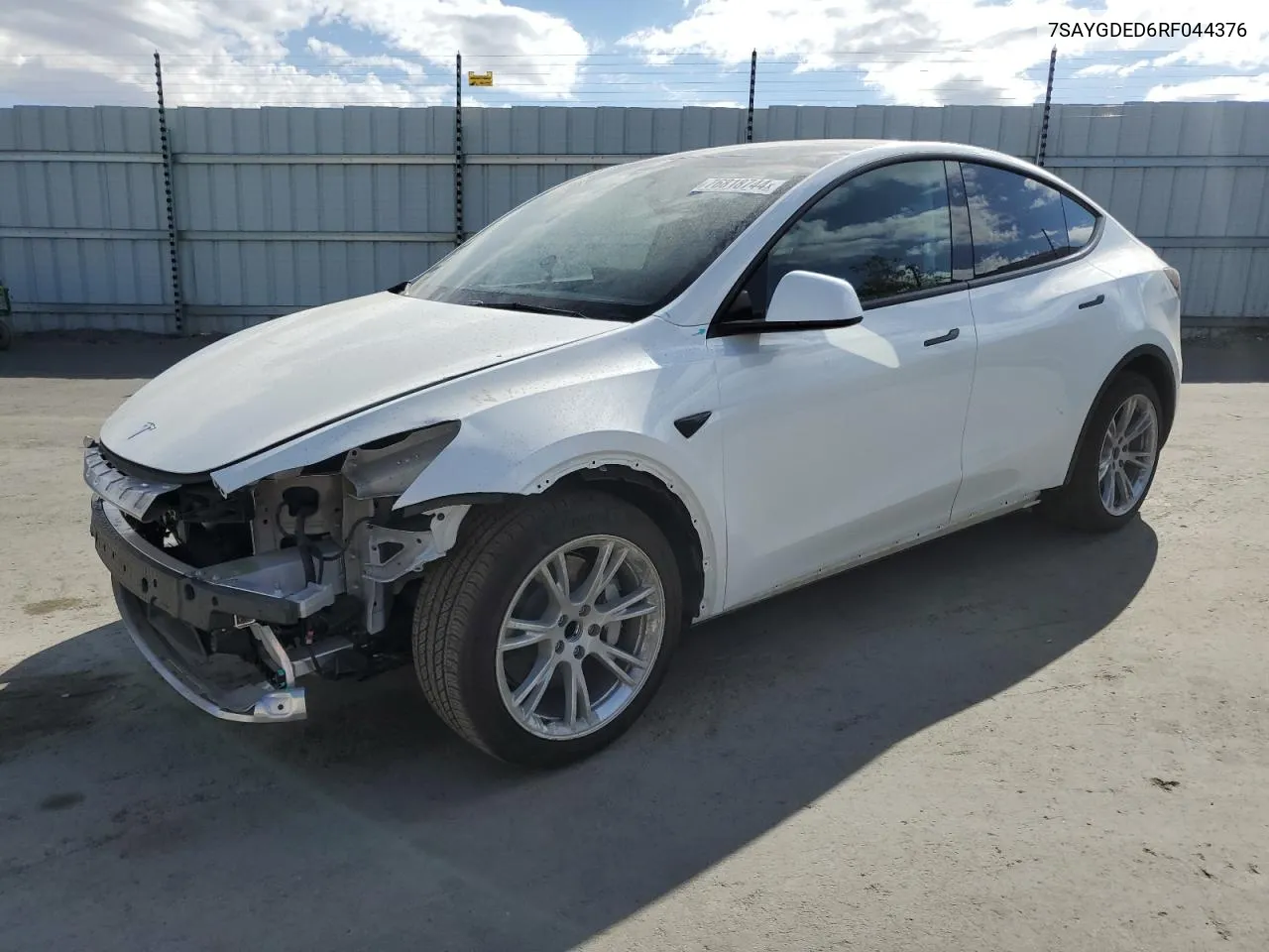 2024 Tesla Model Y VIN: 7SAYGDED6RF044376 Lot: 76818744