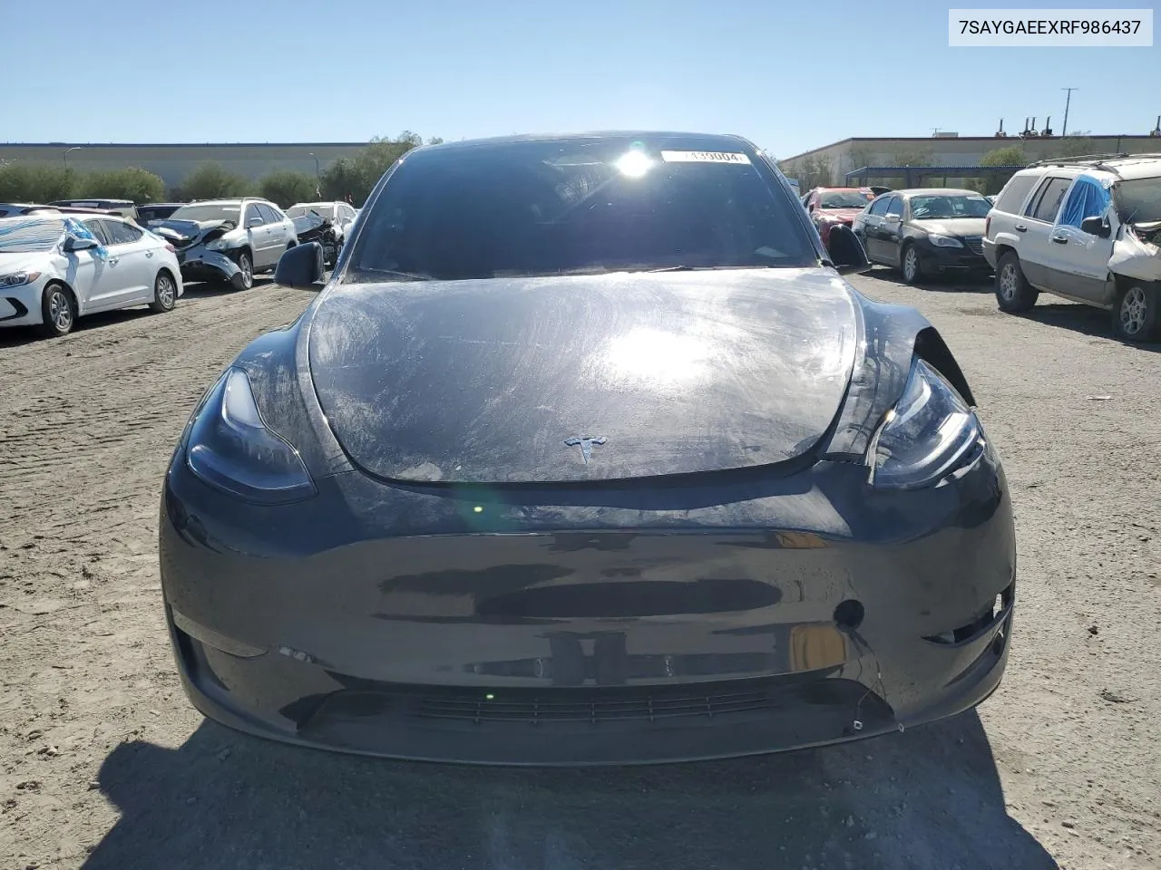 2024 Tesla Model Y VIN: 7SAYGAEEXRF986437 Lot: 77439004