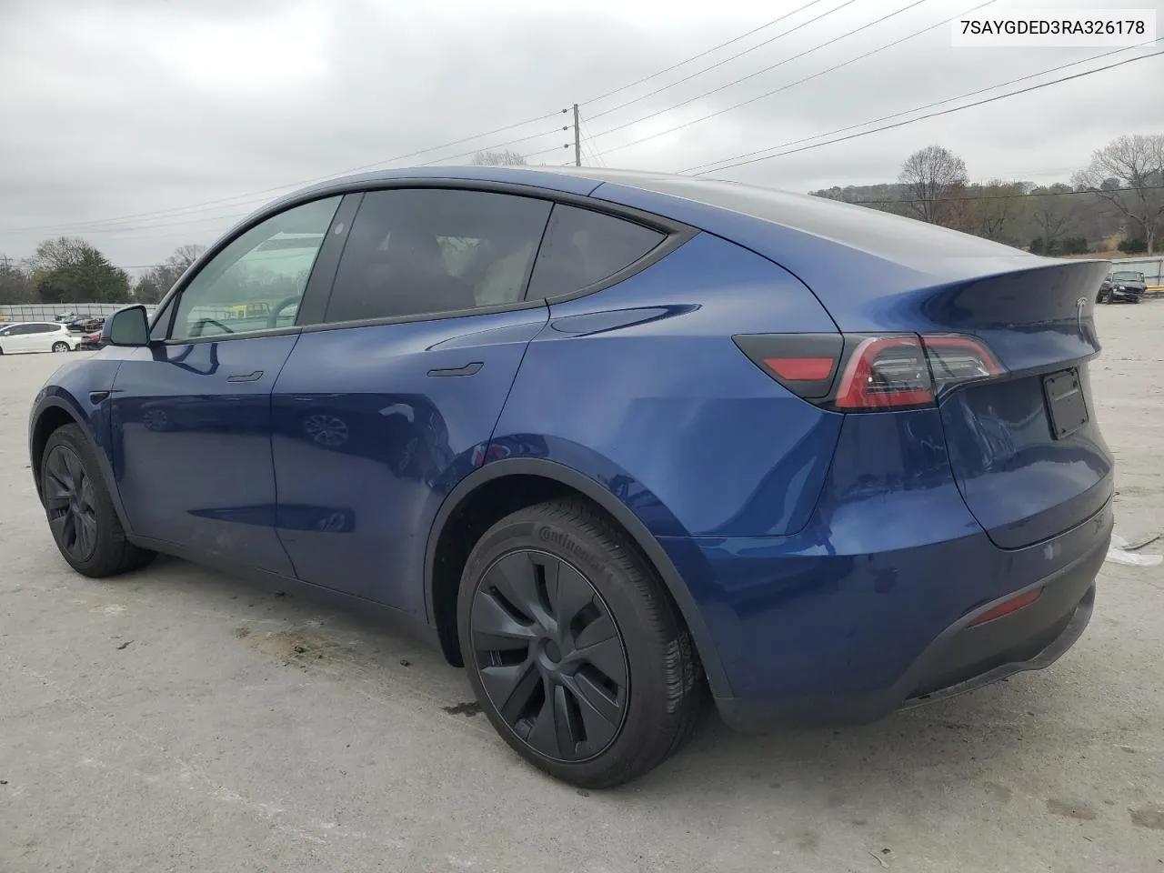 2024 Tesla Model Y VIN: 7SAYGDED3RA326178 Lot: 79956324