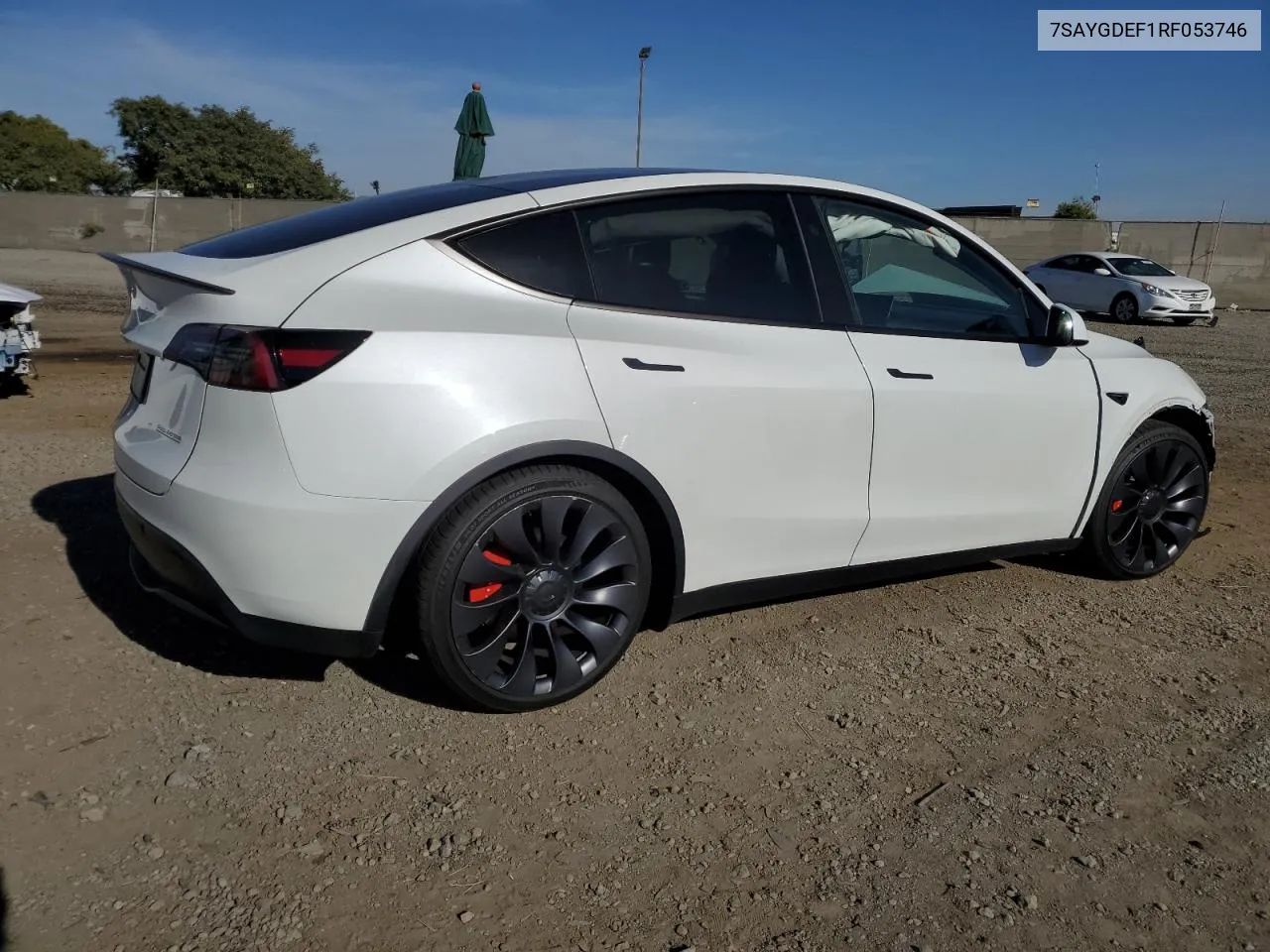 2024 Tesla Model Y VIN: 7SAYGDEF1RF053746 Lot: 81290144