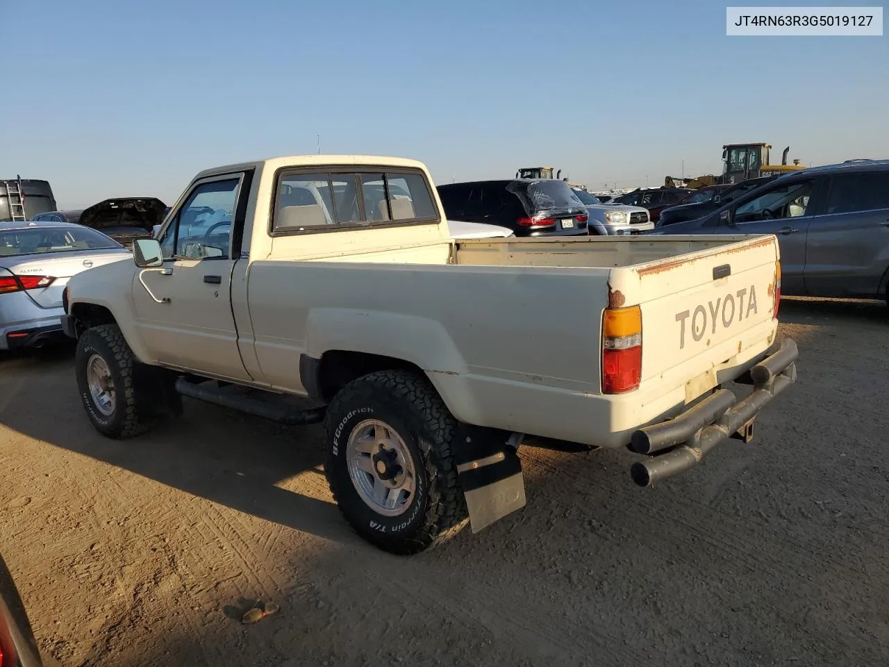 1986 Toyota Pickup Rn63 Std VIN: JT4RN63R3G5019127 Lot: 69775264