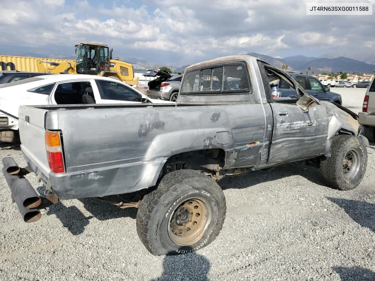 1986 Toyota Pickup Rn63 Sr5 VIN: JT4RN63SXG0011588 Lot: 77680694