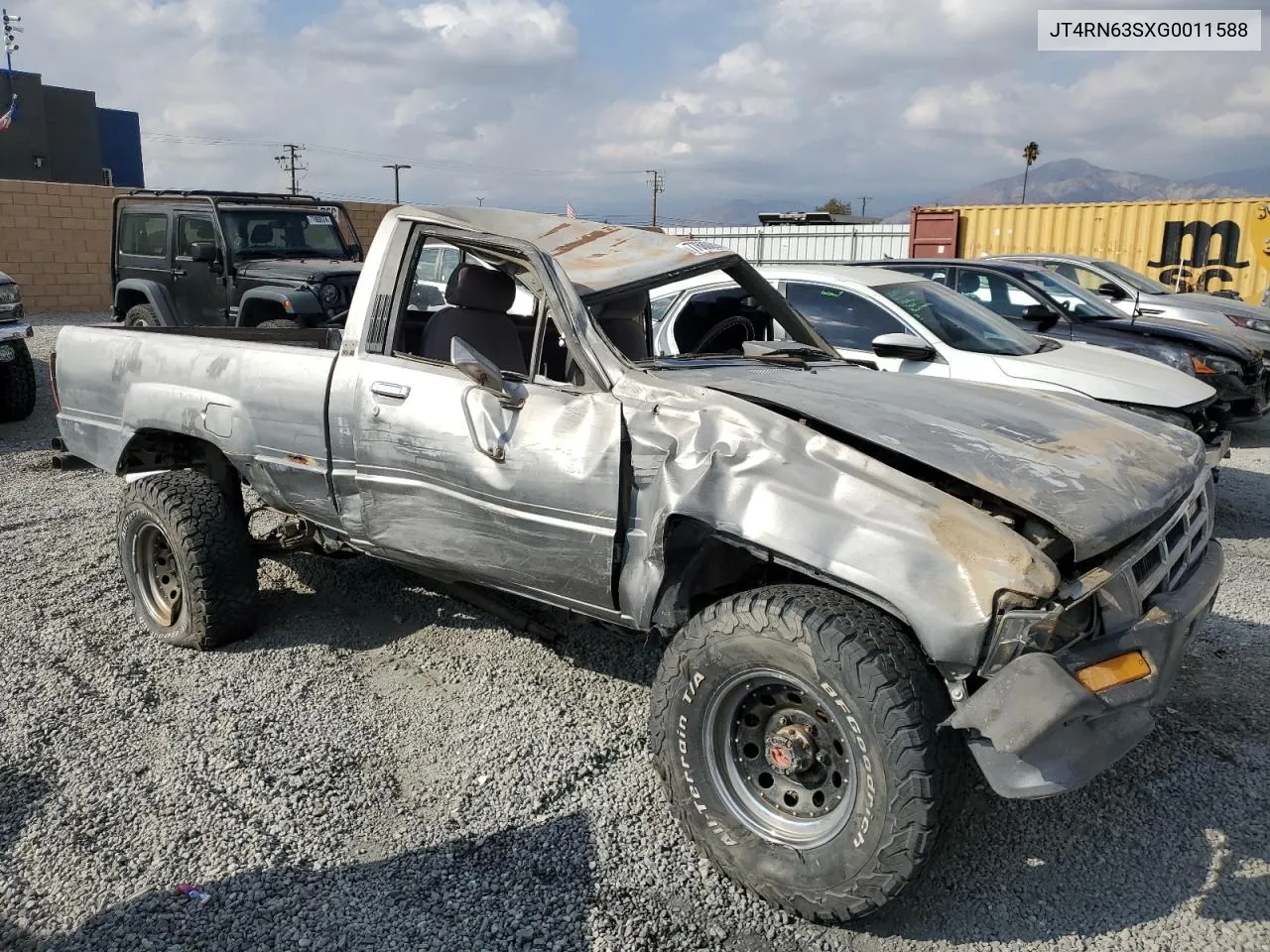 1986 Toyota Pickup Rn63 Sr5 VIN: JT4RN63SXG0011588 Lot: 77680694