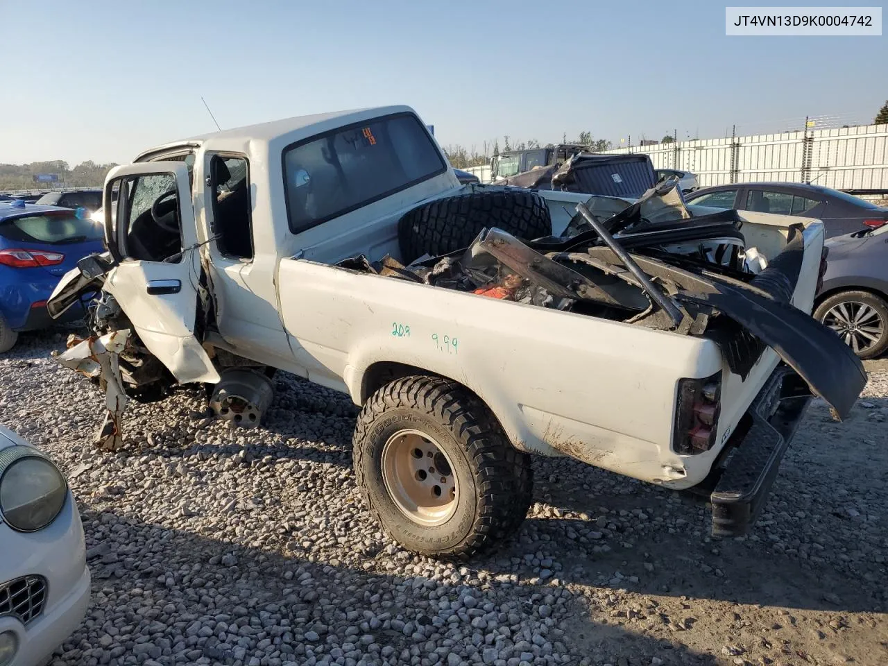 1989 Toyota Pickup 1/2 Ton Extra Long Wheelbase Dlx VIN: JT4VN13D9K0004742 Lot: 74927984