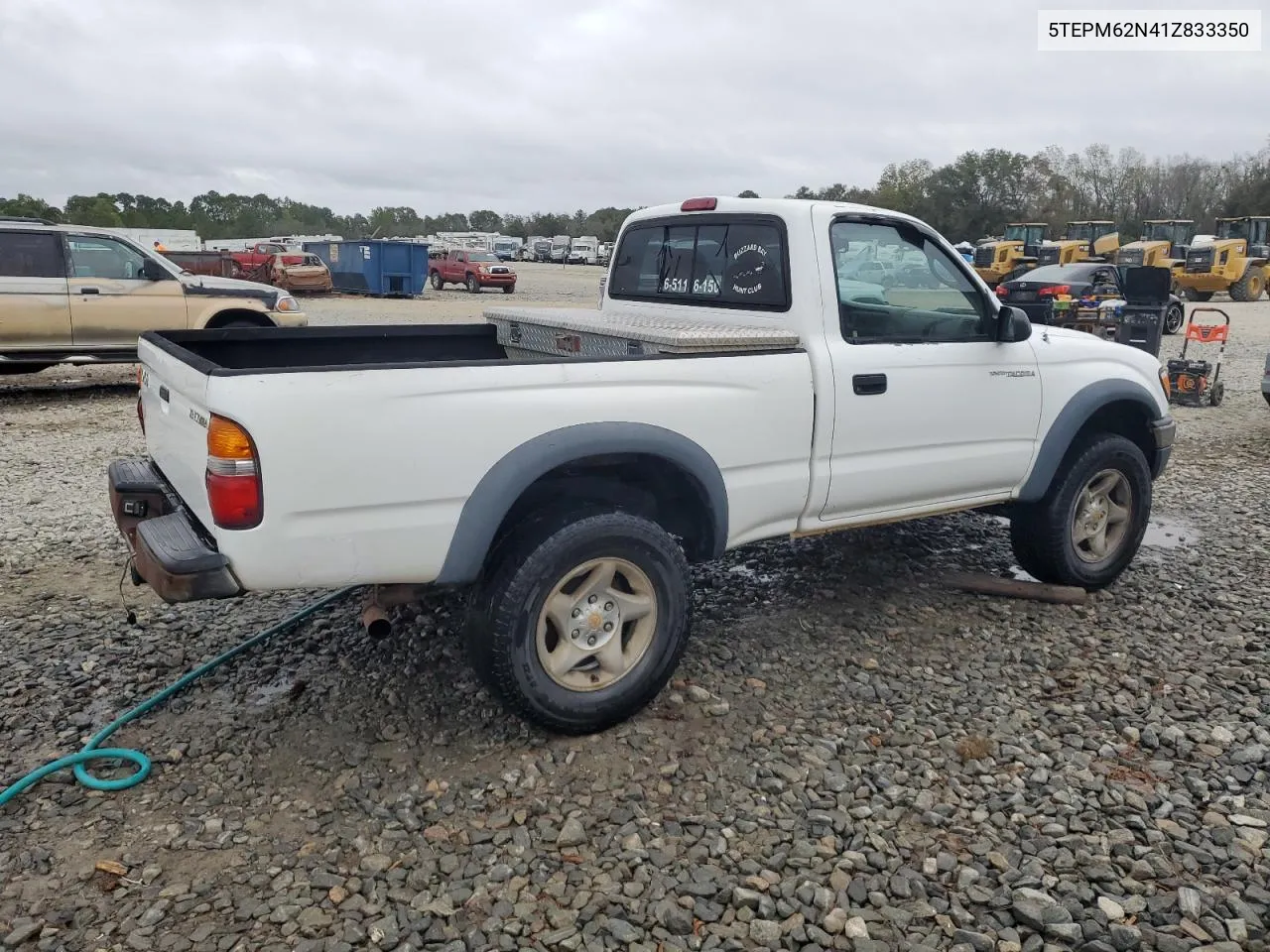 2001 Toyota Tacoma VIN: 5TEPM62N41Z833350 Lot: 79277764