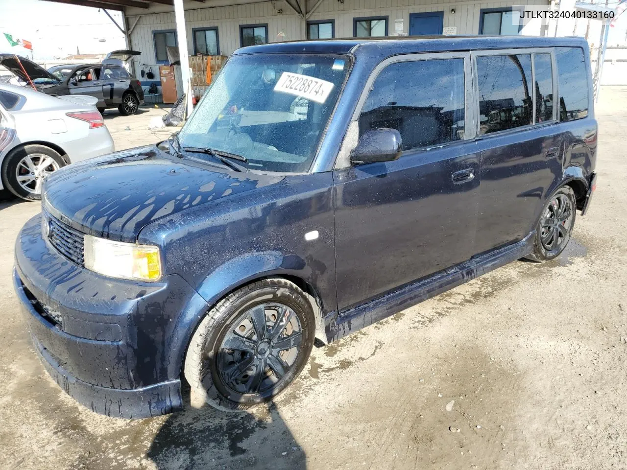 2004 Toyota Scion Xb VIN: JTLKT324040133160 Lot: 75228874