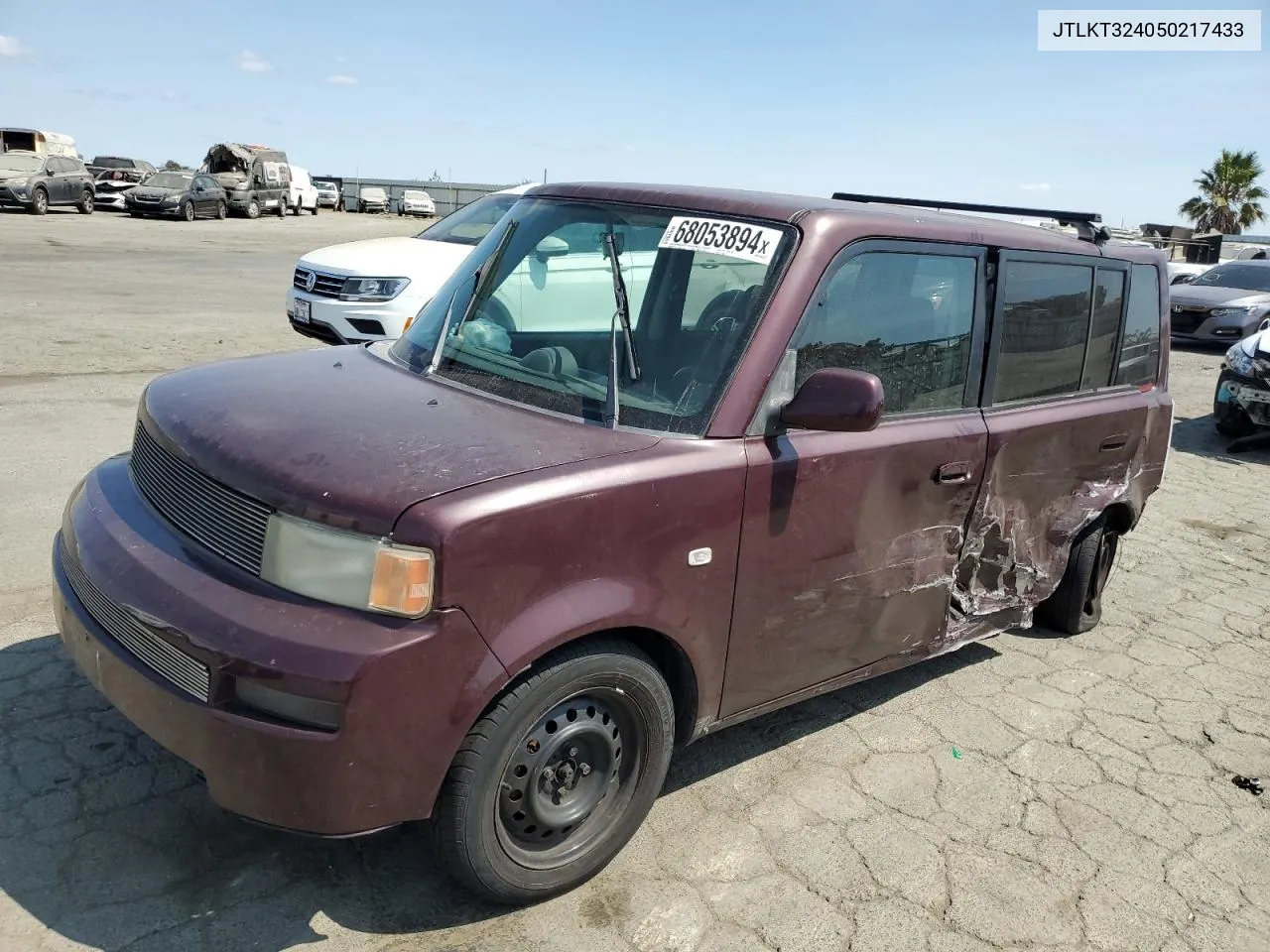 2005 Toyota Scion Xb VIN: JTLKT324050217433 Lot: 68053894