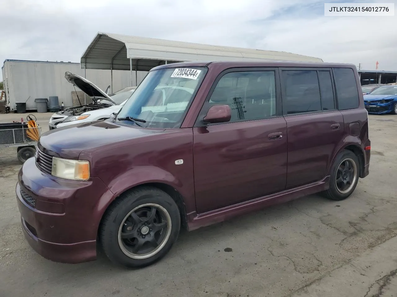 2005 Toyota Scion Xb VIN: JTLKT324154012776 Lot: 72034344