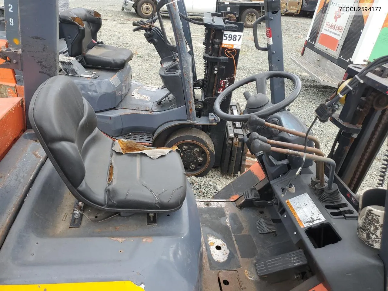 2005 Toyota Forklift VIN: 7FGCU2594177 Lot: 72287644