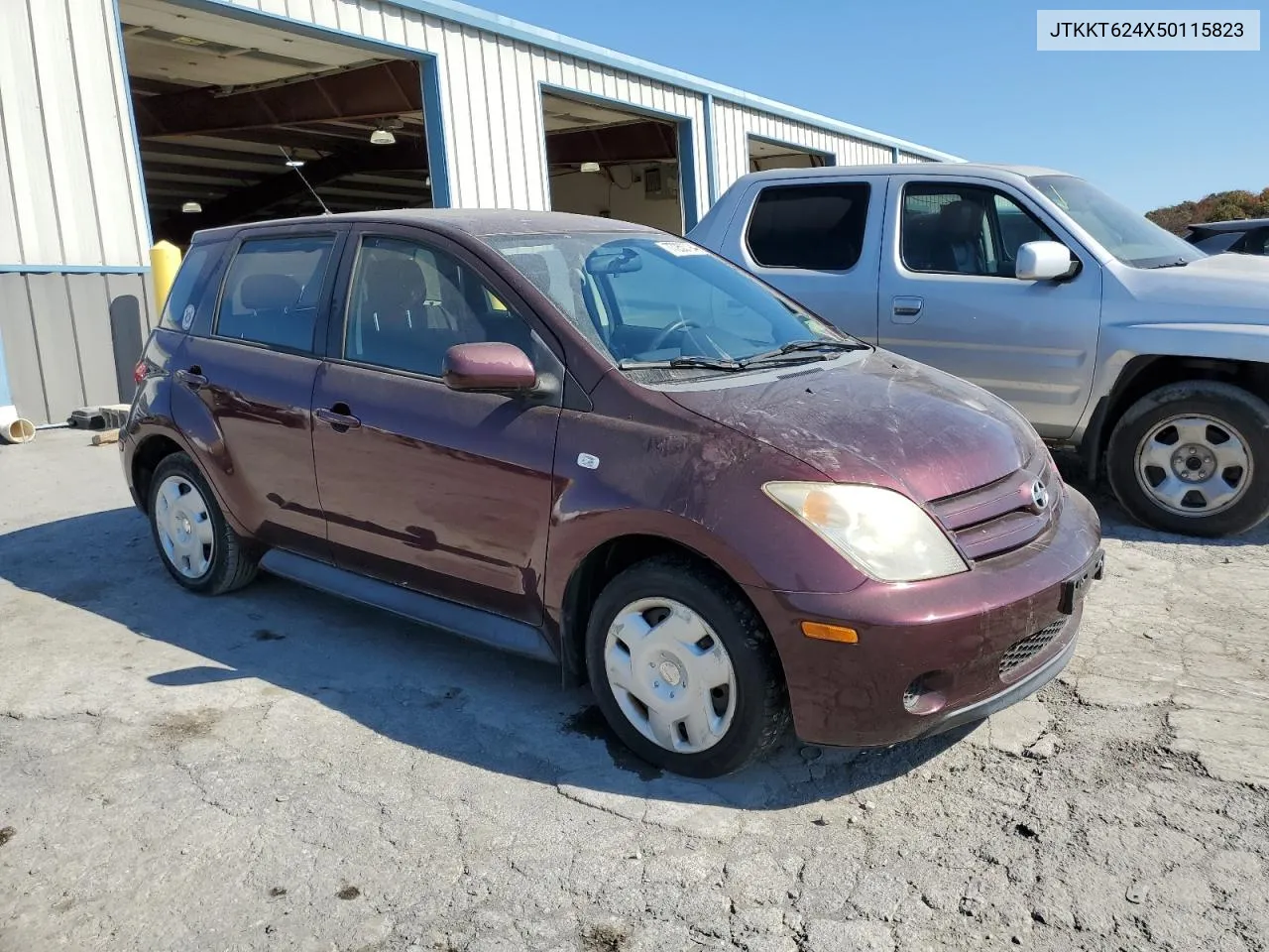 2005 Toyota Scion Xa VIN: JTKKT624X50115823 Lot: 77250794