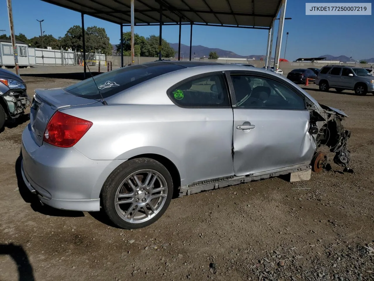 2005 Toyota Scion Tc VIN: JTKDE177250007219 Lot: 78752924