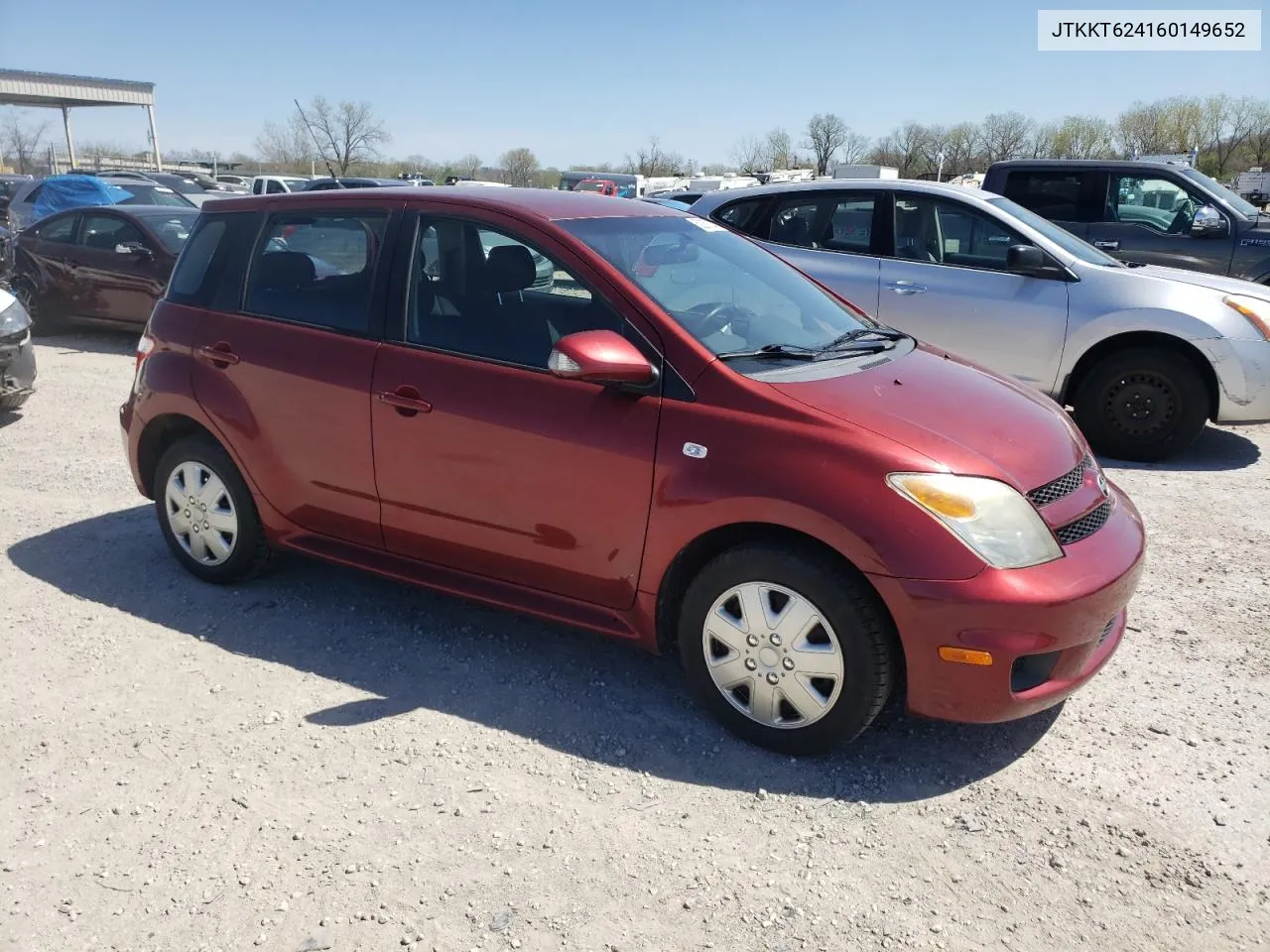 2006 Toyota Scion Xa VIN: JTKKT624160149652 Lot: 50367034