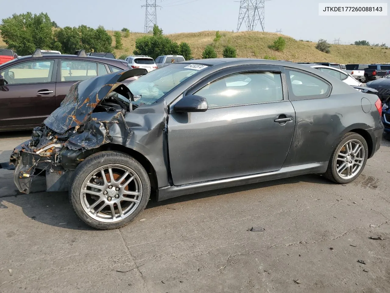 2006 Toyota Scion Tc VIN: JTKDE177260088143 Lot: 64392874