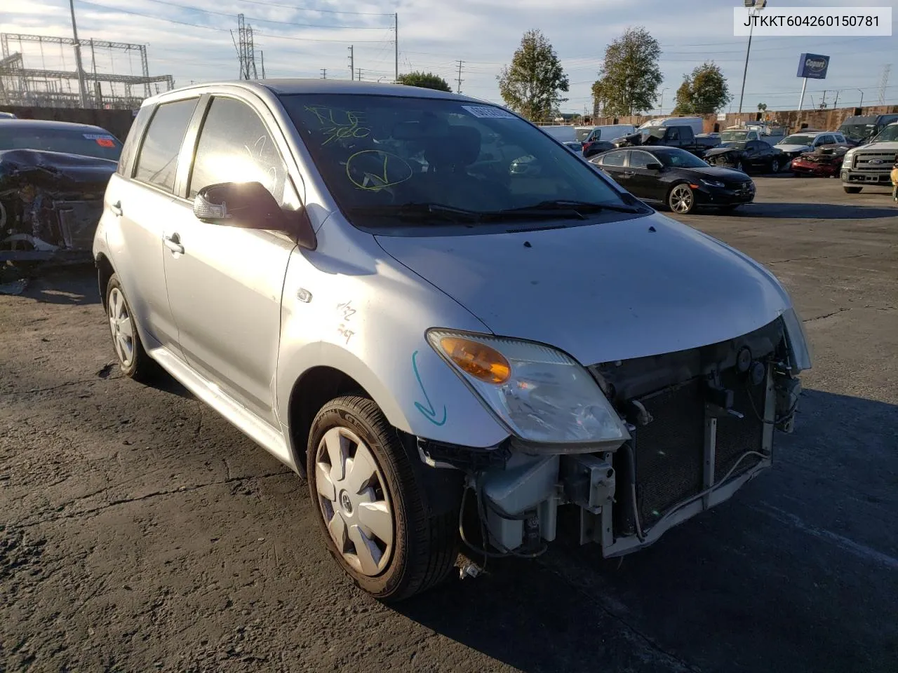 2006 Toyota Scion Xa VIN: JTKKT604260150781 Lot: 66132002